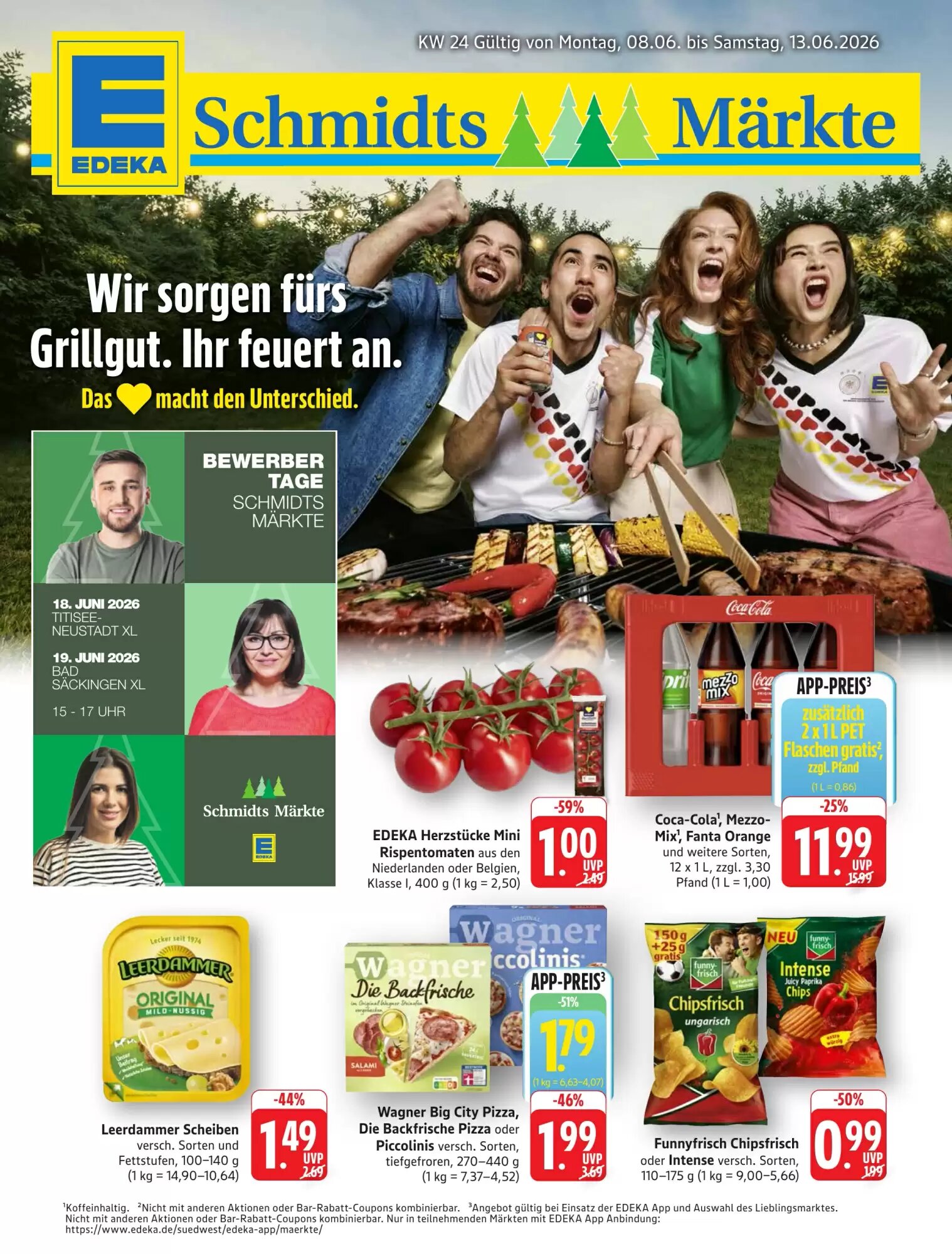 Schmidt's Märkte Prospekt (ab 08.06.2026) zum Blättern - Seite 1