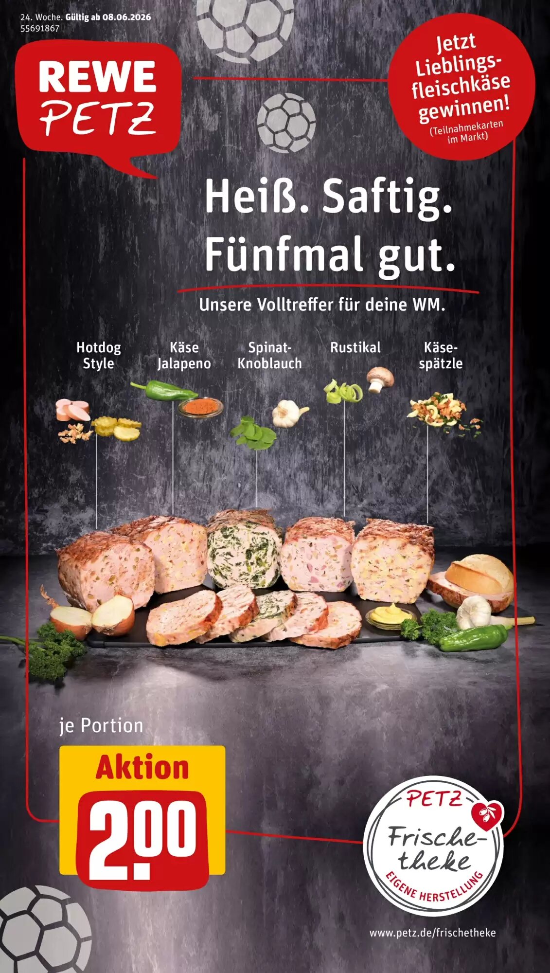 REWE PETZ Prospekt (ab 08.06.2026) zum Blättern - Seite 1