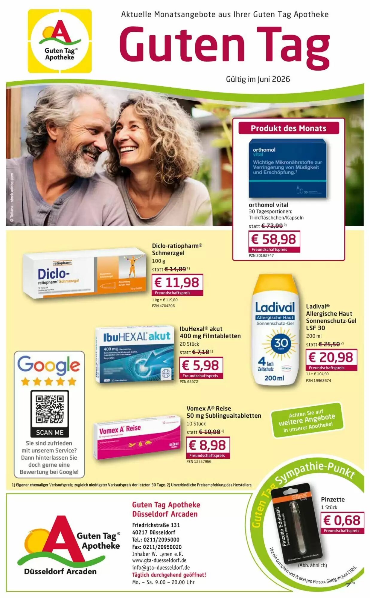Guten Tag Apotheke Prospekt (ab 09.06.2026) zum Blättern - Seite 1