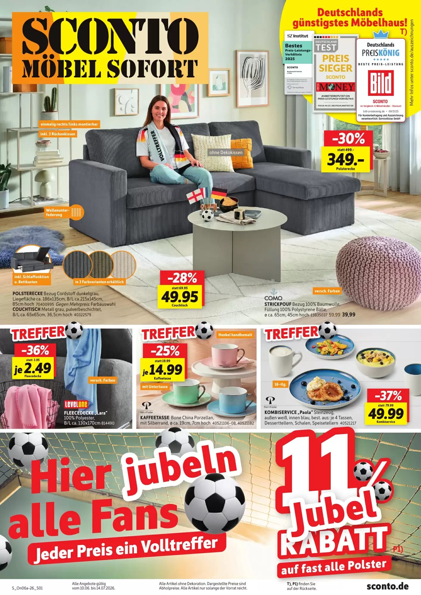SCONTO Prospekt (ab 10.06.2026) zum Blättern - Seite 1