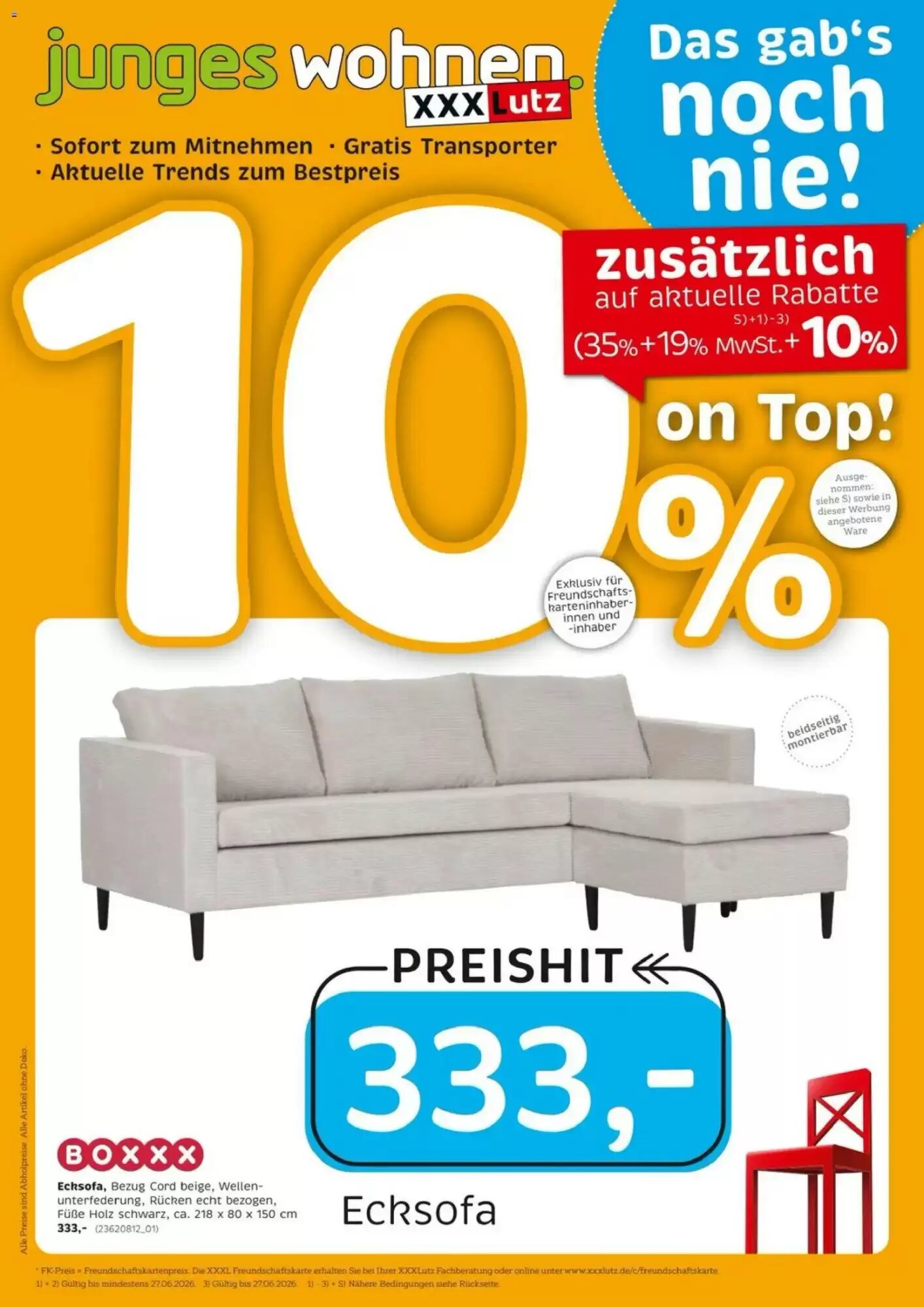 XXXLutz Prospekt (ab 10.06.2026) zum Blättern - Seite 1