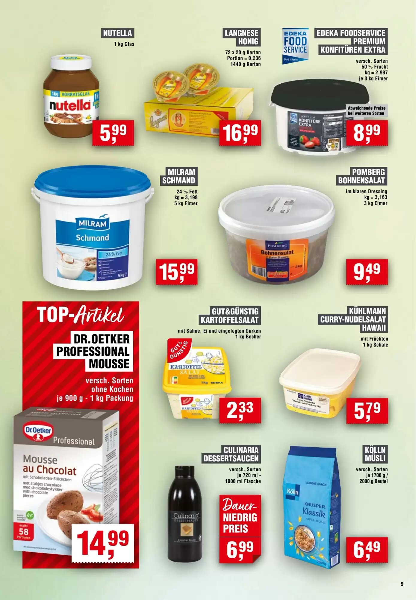 EDEKA Foodservice Prospekt (ab 11.06.2026) zum Blättern - Seite 5
