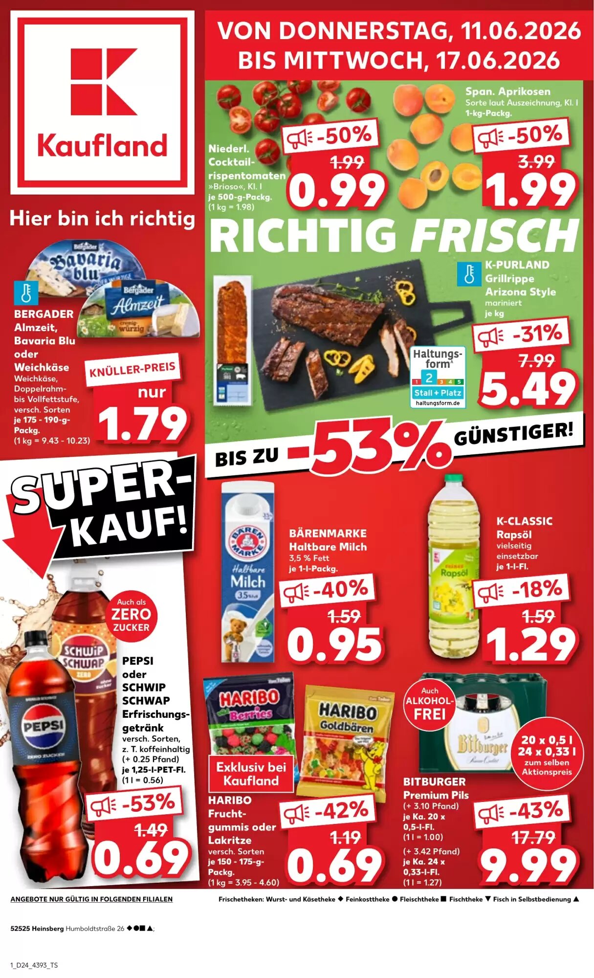 Kaufland Prospekt (ab 11.06.2026) zum Blättern - Seite 1