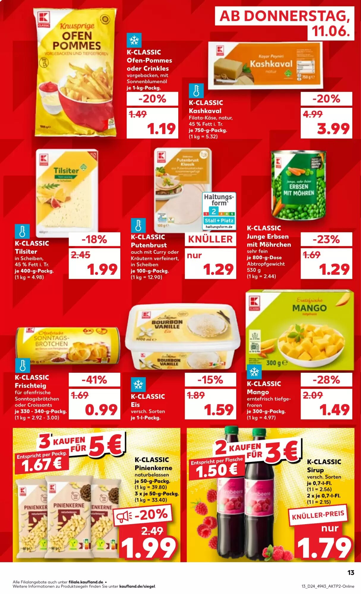 Kaufland Prospekt (ab 11.06.2026) zum Blättern - Seite 13