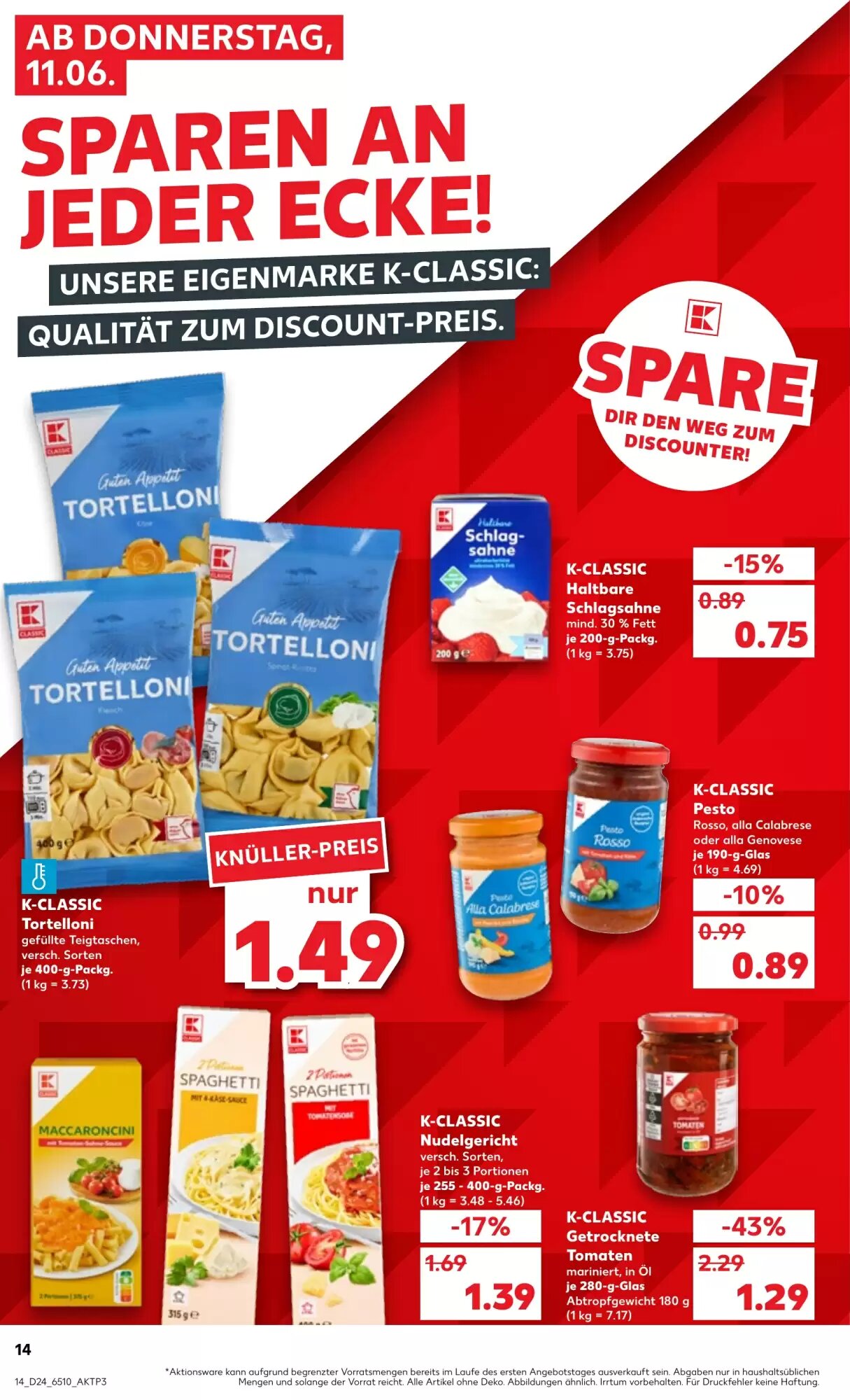 Kaufland Prospekt (ab 11.06.2026) zum Blättern - Seite 14