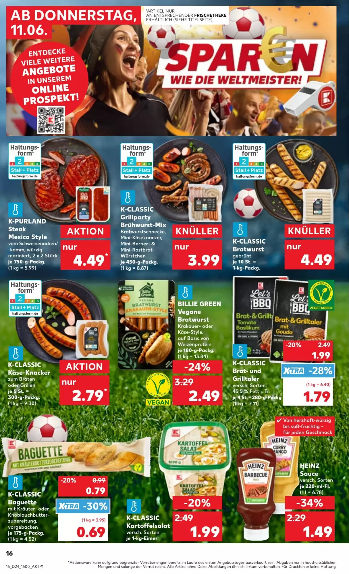 Kaufland Prospekt (ab 11.06.2026) zum Blättern - Seite 16