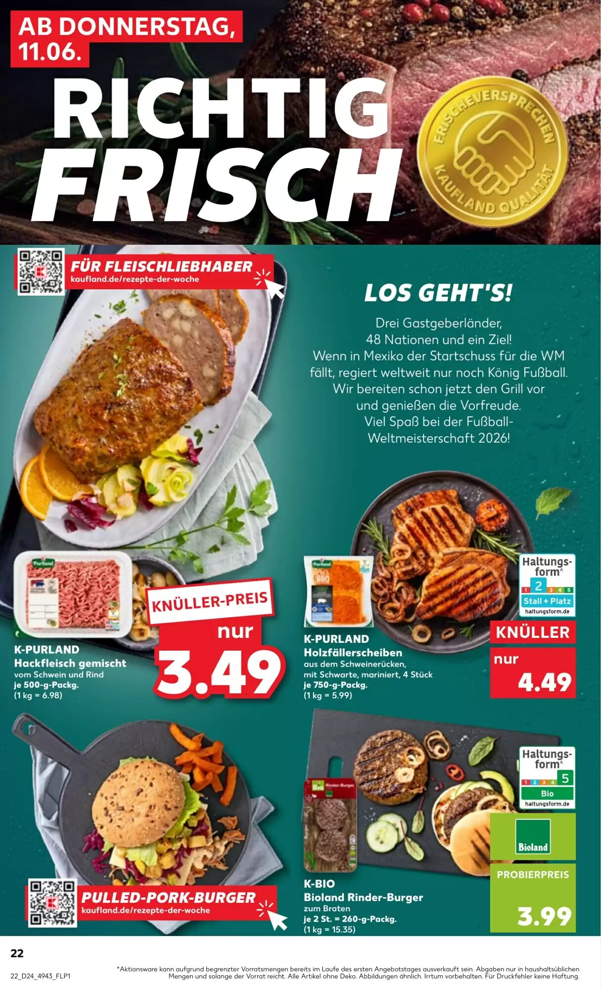 Kaufland Prospekt (ab 11.06.2026) zum Blättern - Seite 22