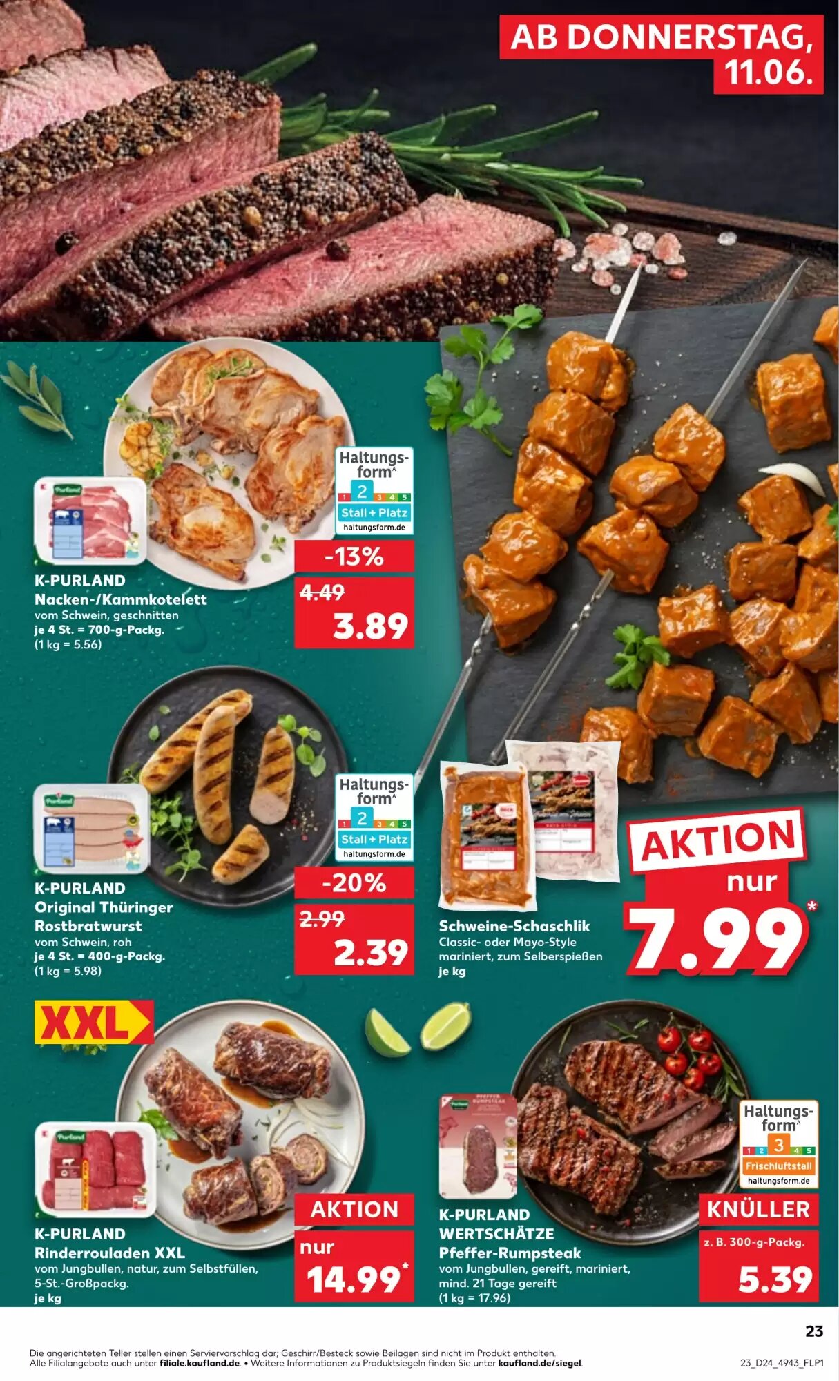 Kaufland Prospekt (ab 11.06.2026) zum Blättern - Seite 23