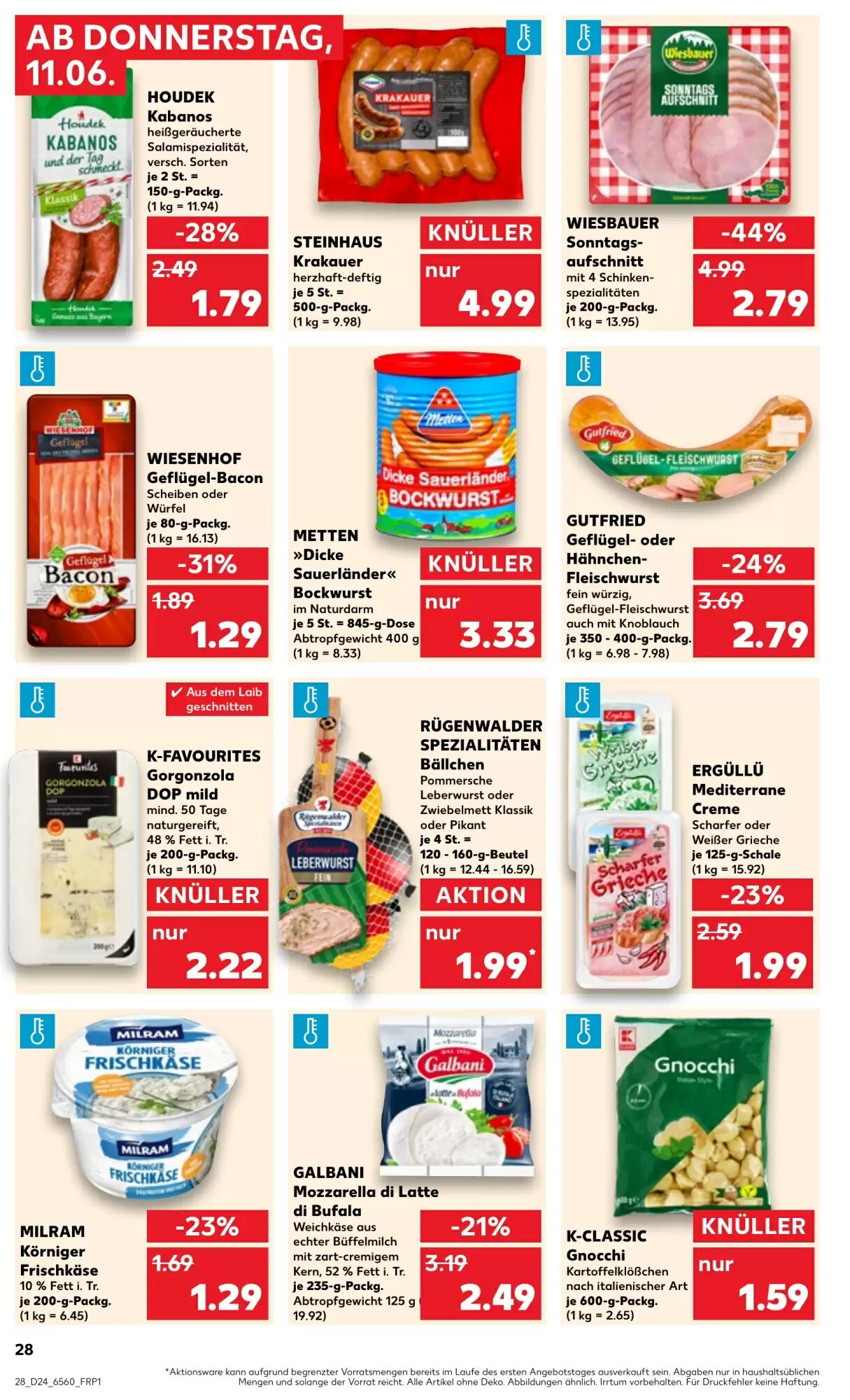 Kaufland Prospekt (ab 11.06.2026) zum Blättern - Seite 28