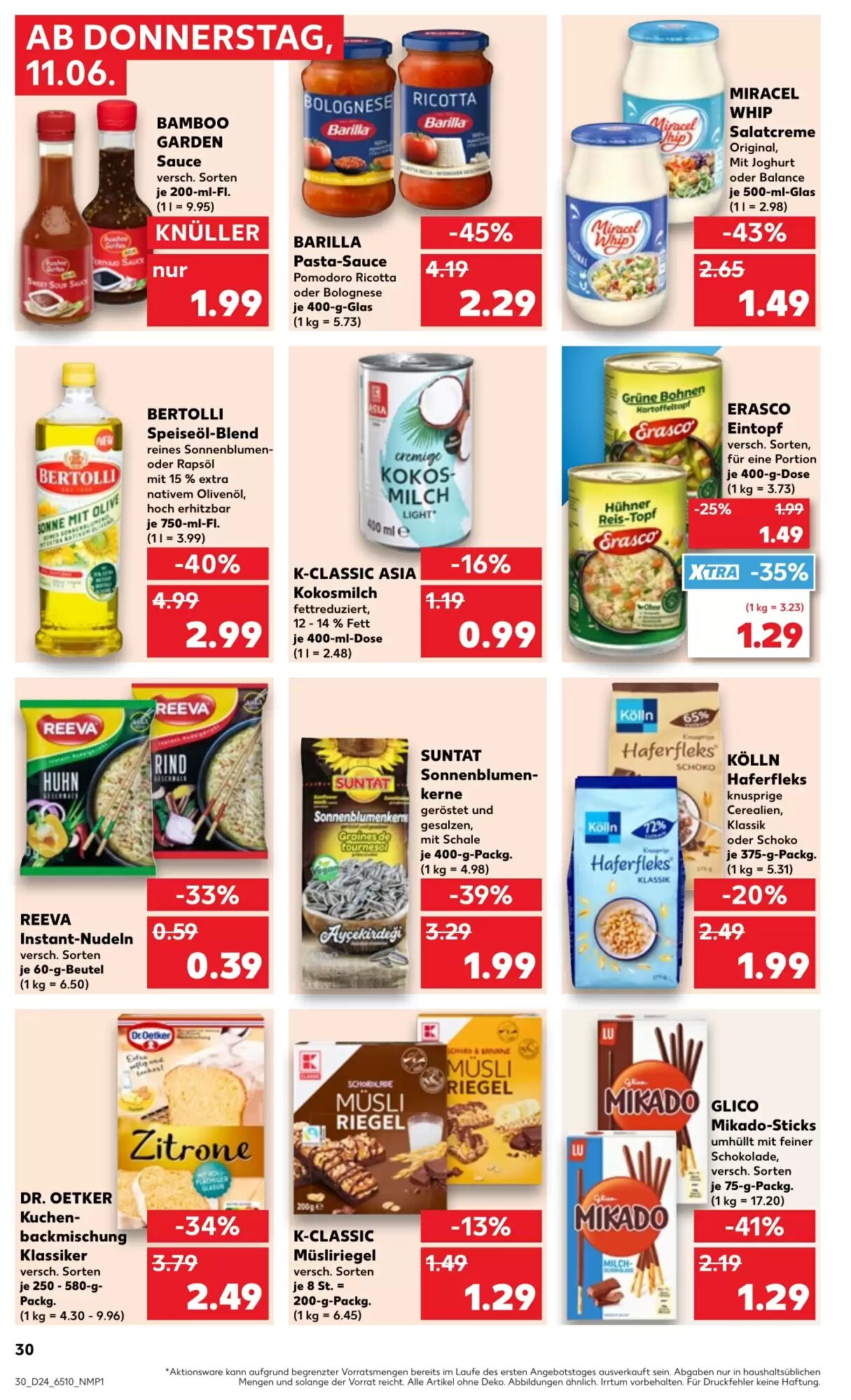 Kaufland Prospekt (ab 11.06.2026) zum Blättern - Seite 30
