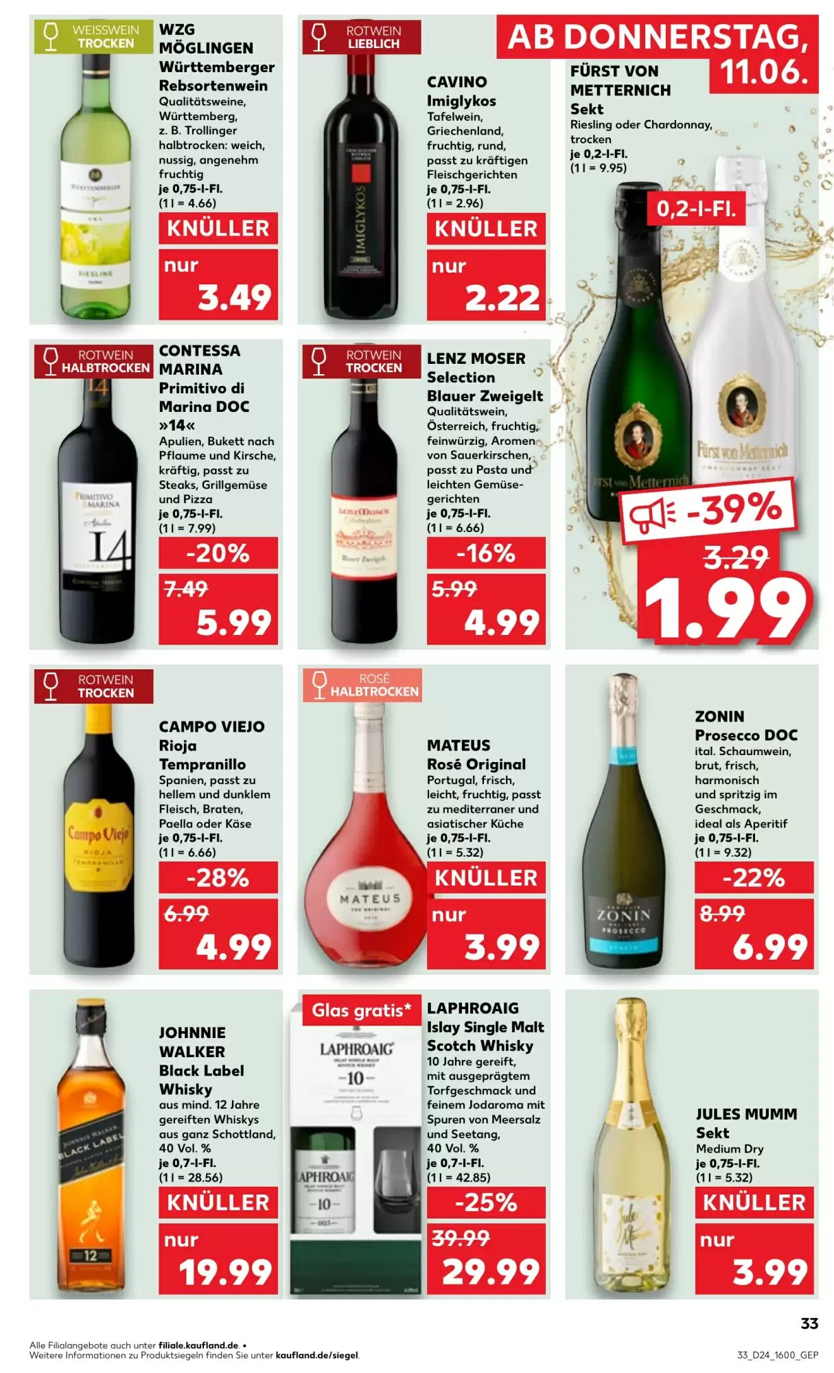 Kaufland Prospekt (ab 11.06.2026) zum Blättern - Seite 33