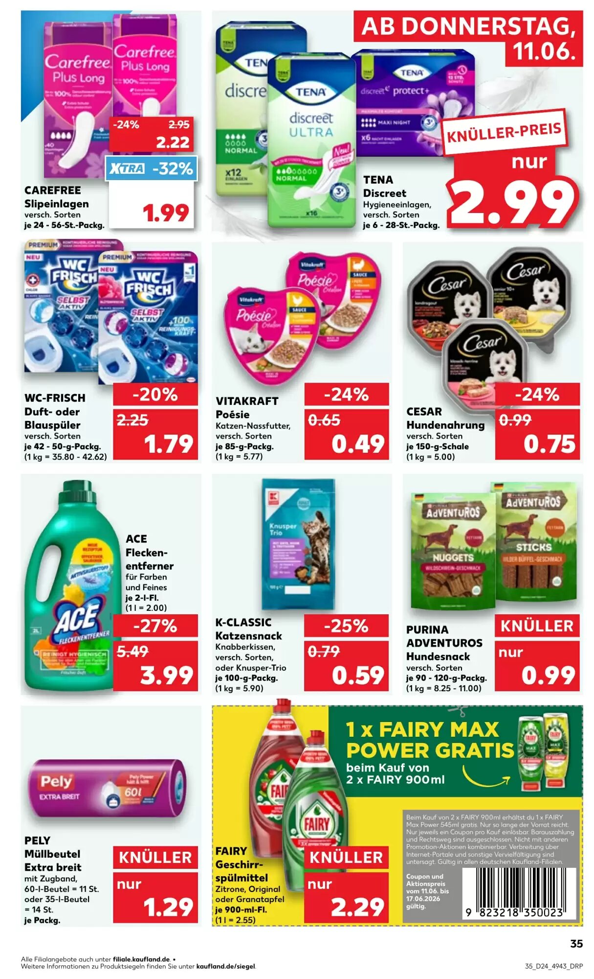 Kaufland Prospekt (ab 11.06.2026) zum Blättern - Seite 35