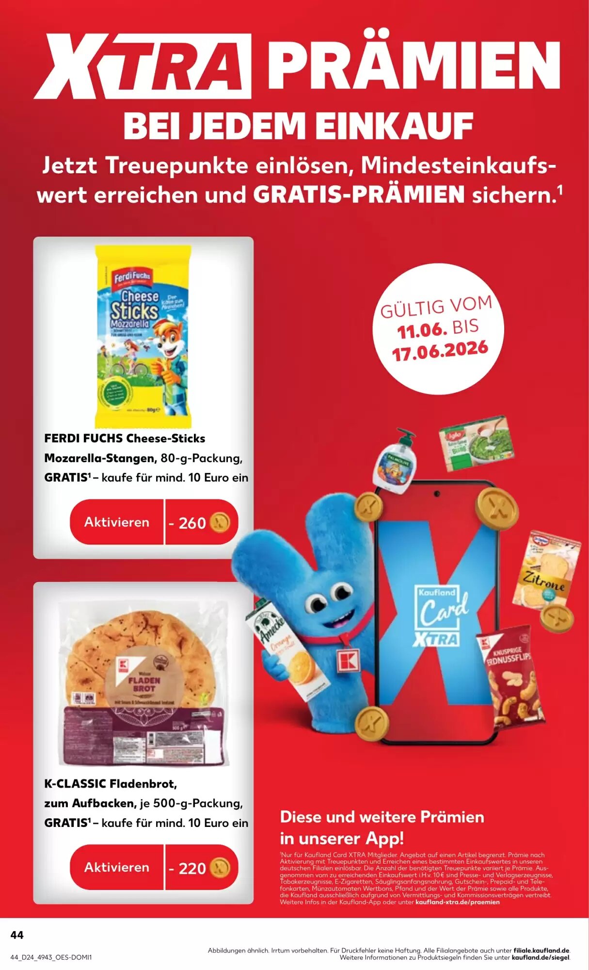 Kaufland Prospekt (ab 11.06.2026) zum Blättern - Seite 44
