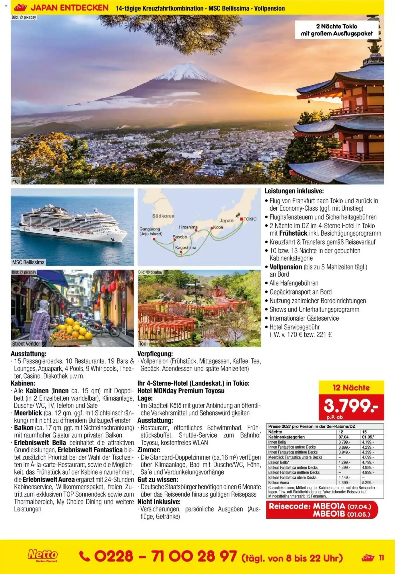 Netto Reisen Prospekt (ab 11.06.2026) zum Blättern - Seite 10