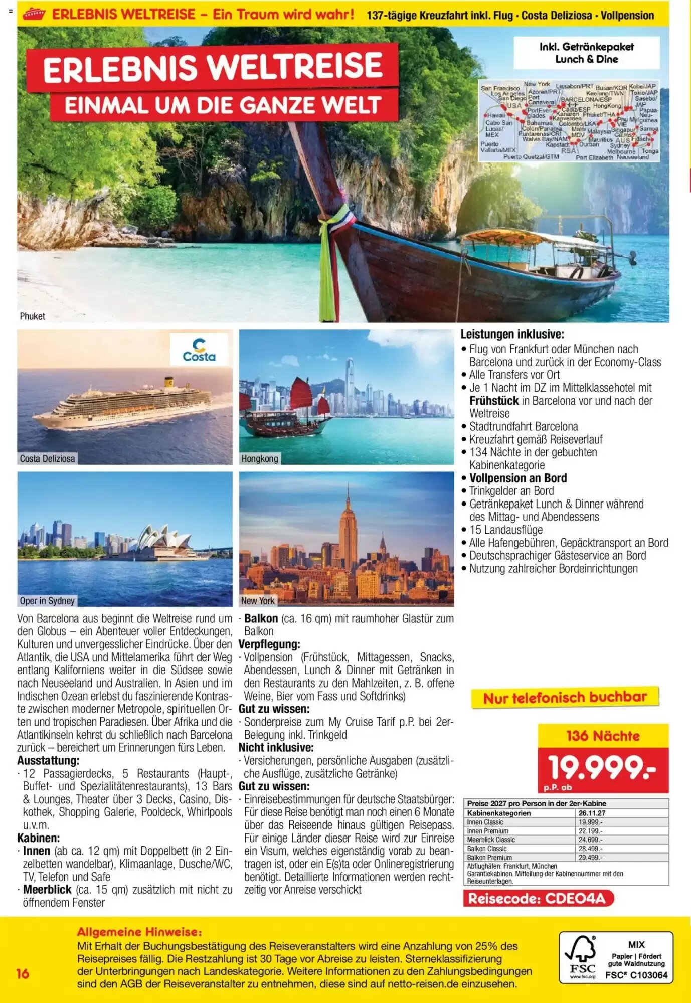 Netto Reisen Prospekt (ab 11.06.2026) zum Blättern - Seite 15