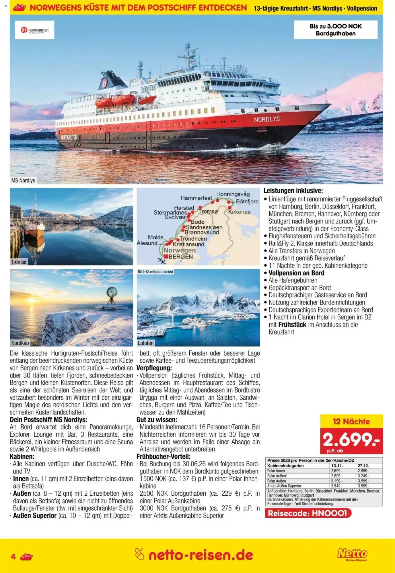 Netto Reisen Prospekt (ab 11.06.2026) zum Blättern - Seite 4