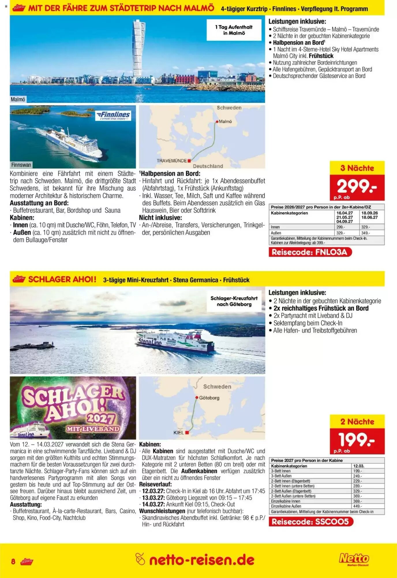 Netto Reisen Prospekt (ab 11.06.2026) zum Blättern - Seite 7