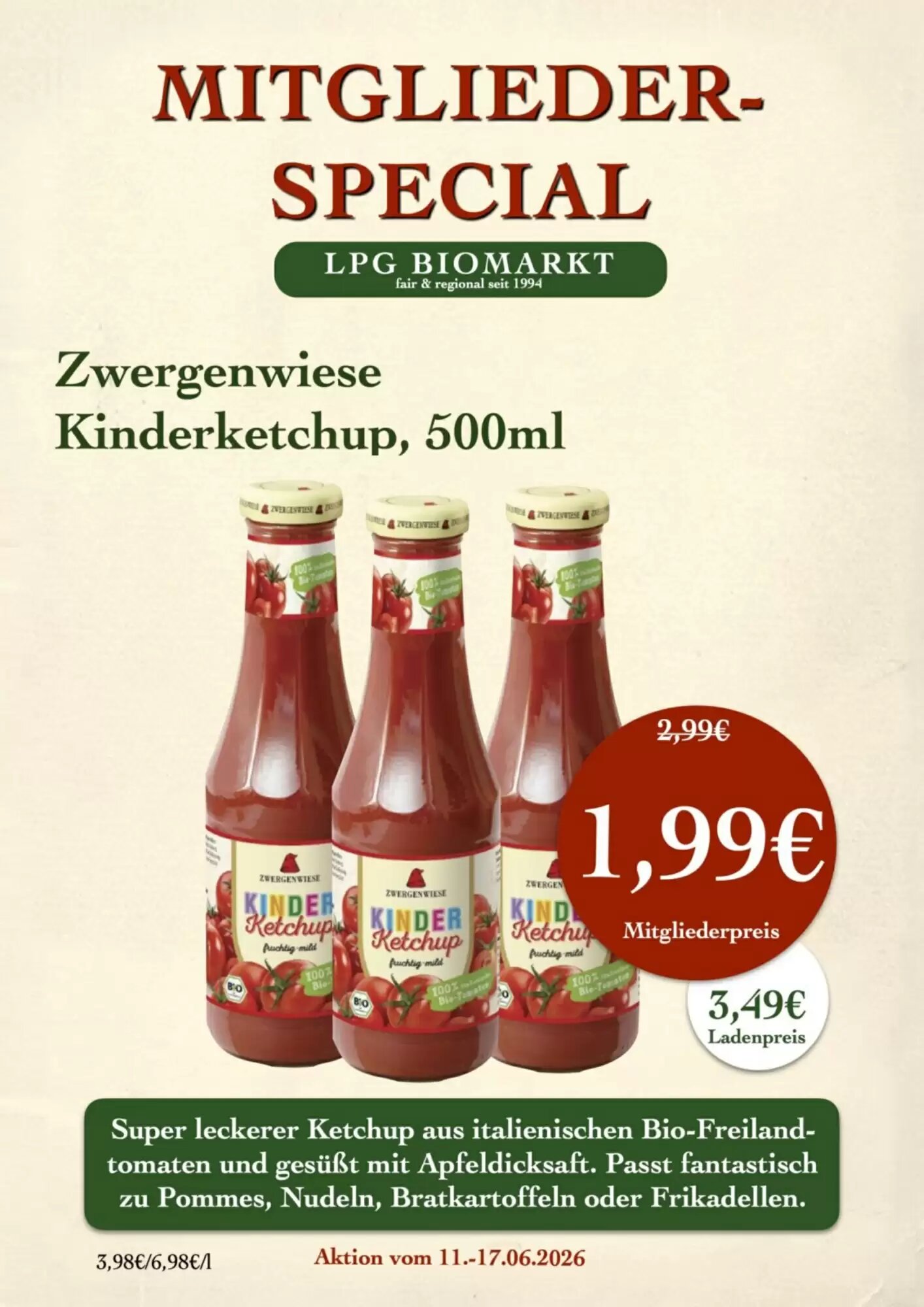 LPG Biomarkt Prospekt (ab 11.06.2026) zum Blättern - Seite 17