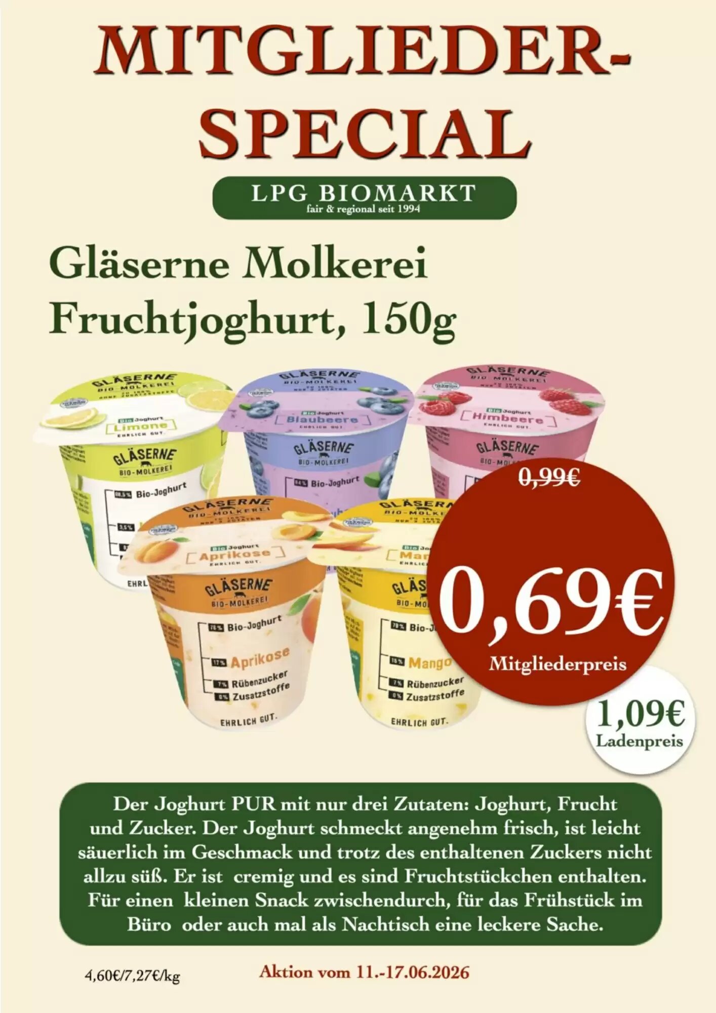 LPG Biomarkt Prospekt (ab 11.06.2026) zum Blättern - Seite 20