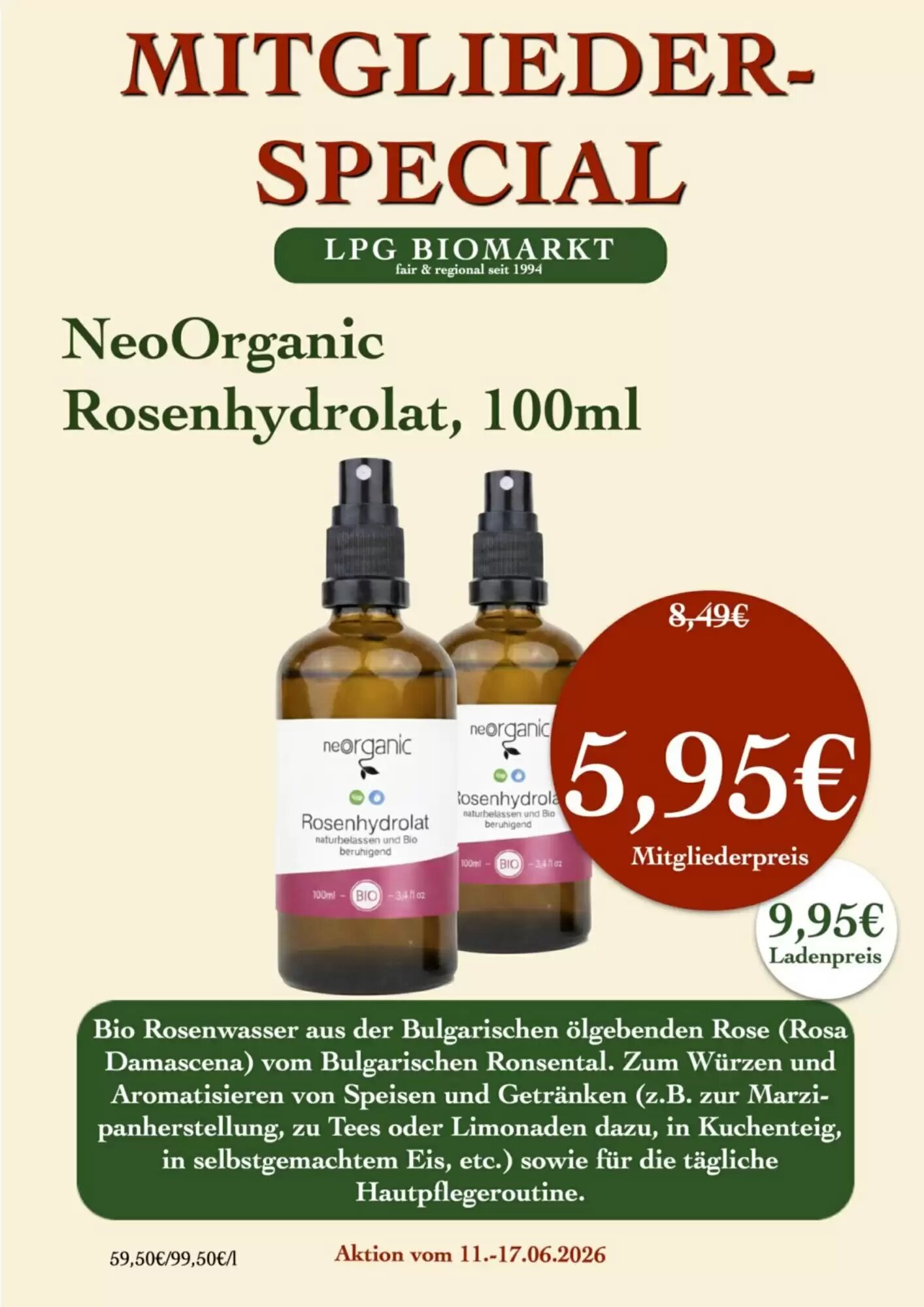 LPG Biomarkt Prospekt (ab 11.06.2026) zum Blättern - Seite 21