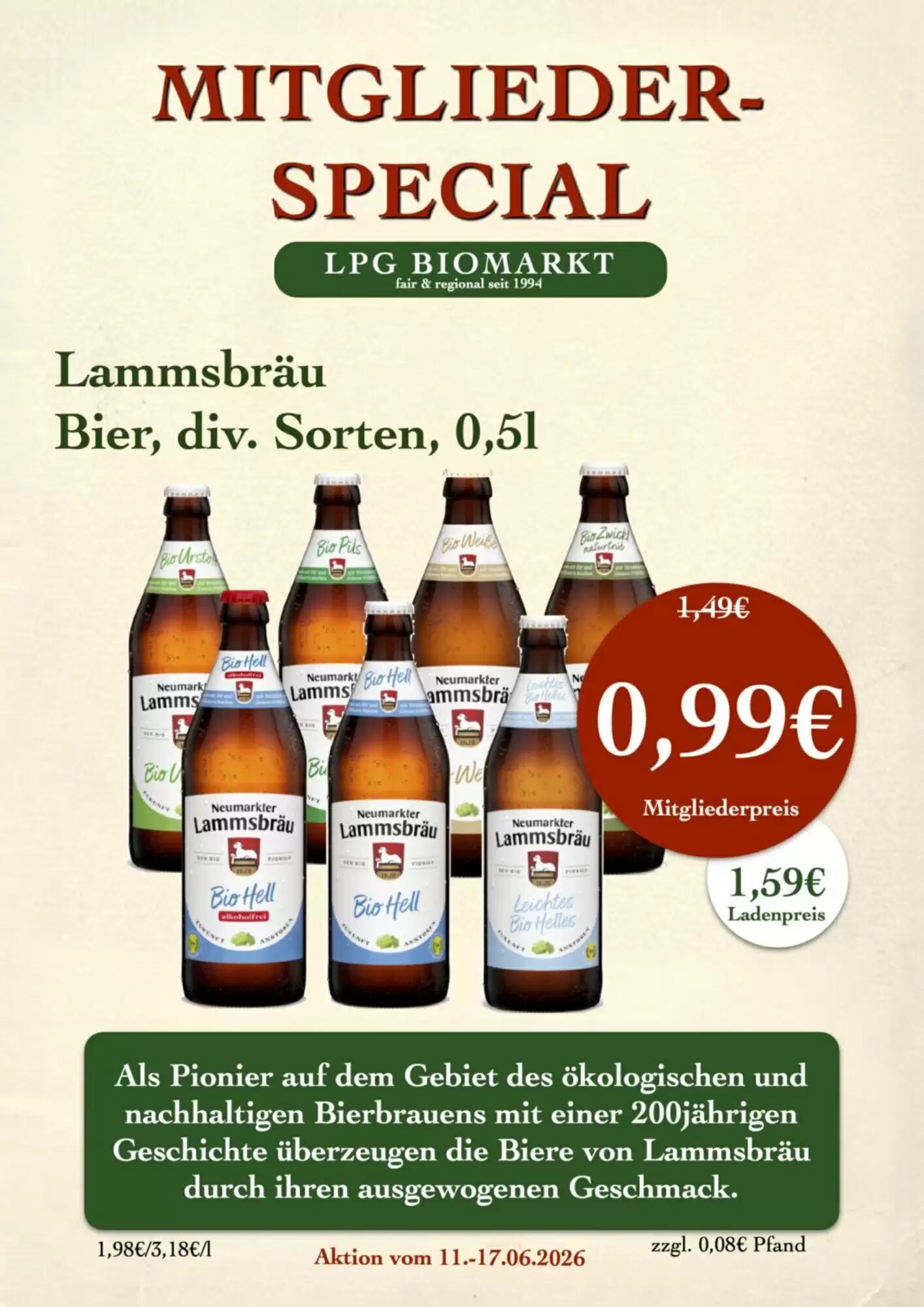 LPG Biomarkt Prospekt (ab 11.06.2026) zum Blättern - Seite 6