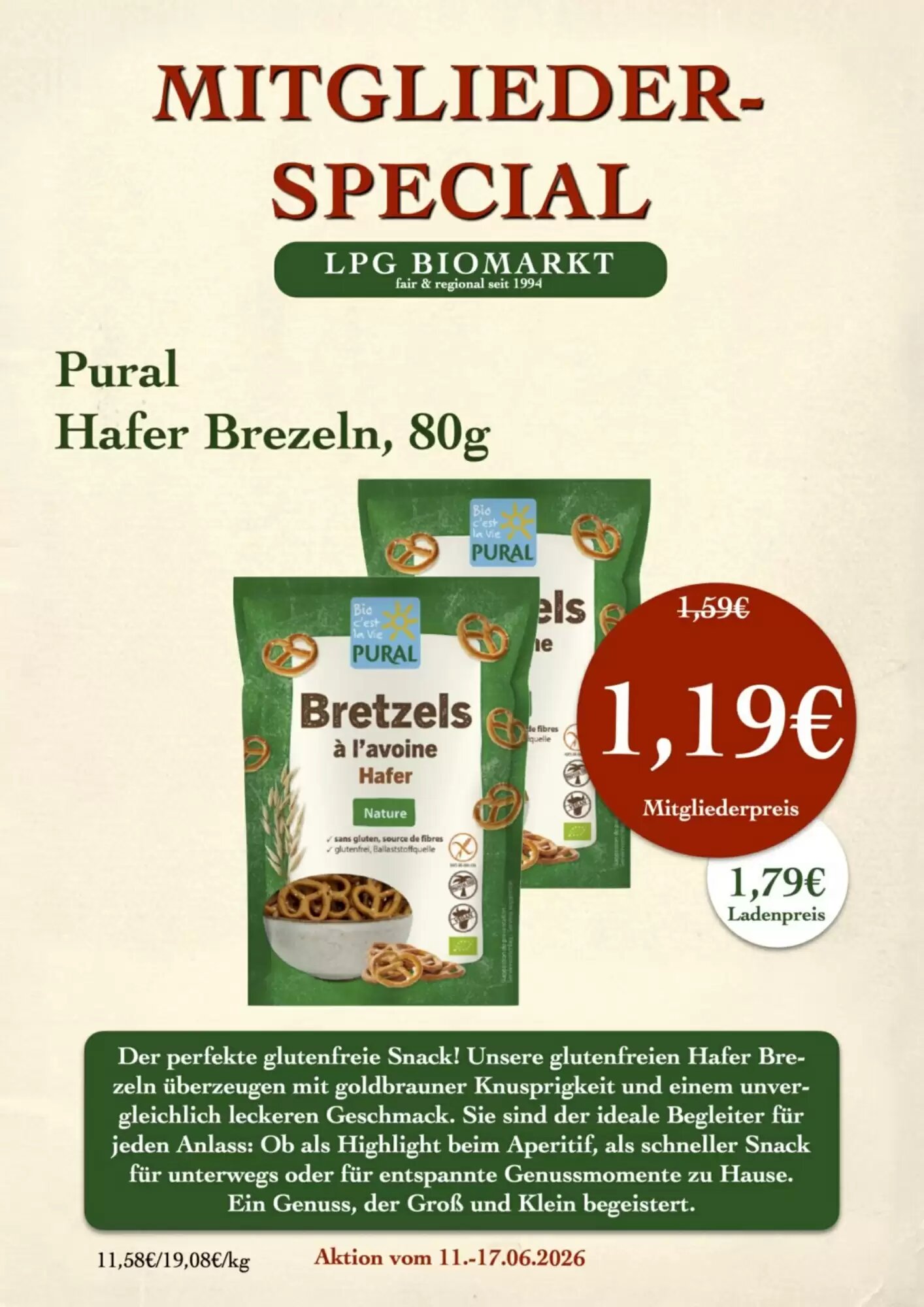 LPG Biomarkt Prospekt (ab 11.06.2026) zum Blättern - Seite 9