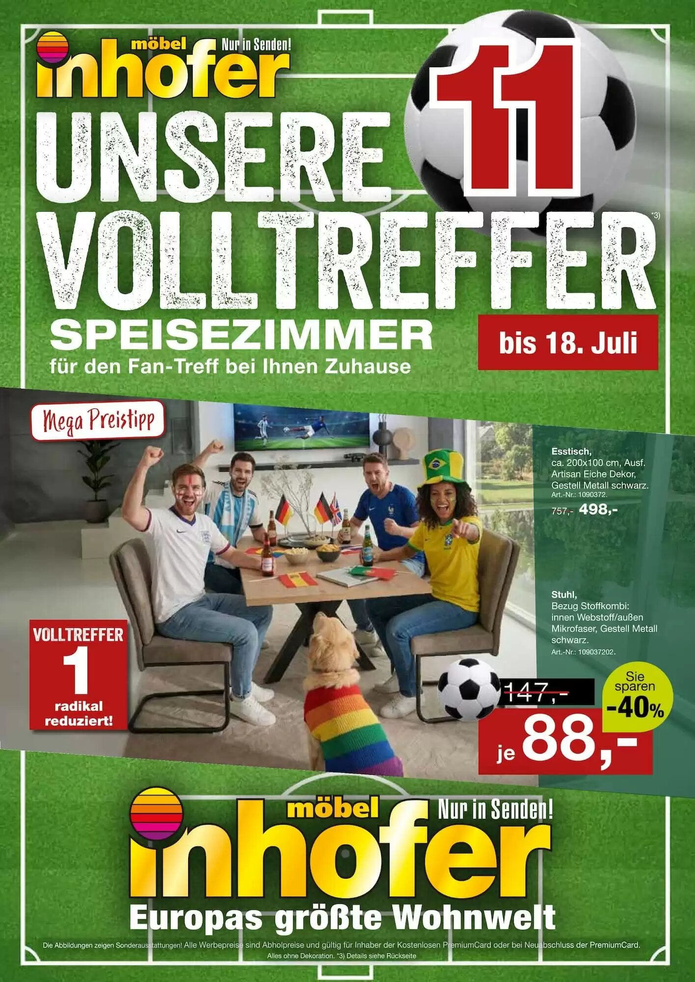 Möbel Inhofer Prospekt (ab 11.06.2026) zum Blättern - Seite 1