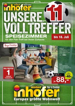 Möbel Inhofer Prospekt (ab 11.06.2026) zum Blättern