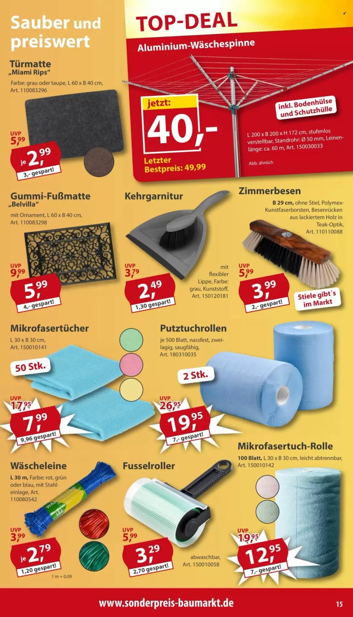 Sonderpreis Baumarkt Prospekt (ab 13.06.2026) zum Blättern - Seite 15