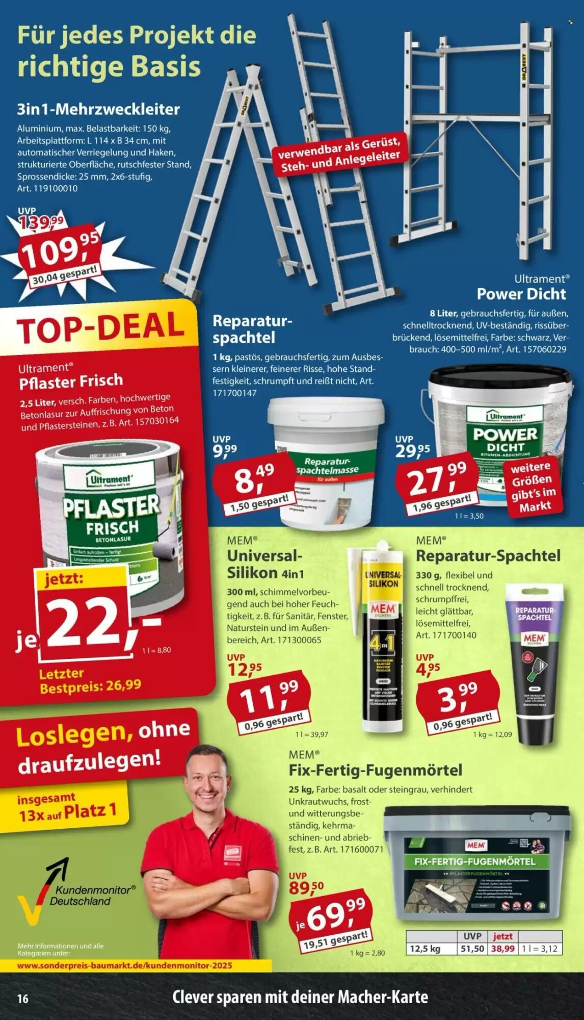 Sonderpreis Baumarkt Prospekt (ab 13.06.2026) zum Blättern - Seite 16