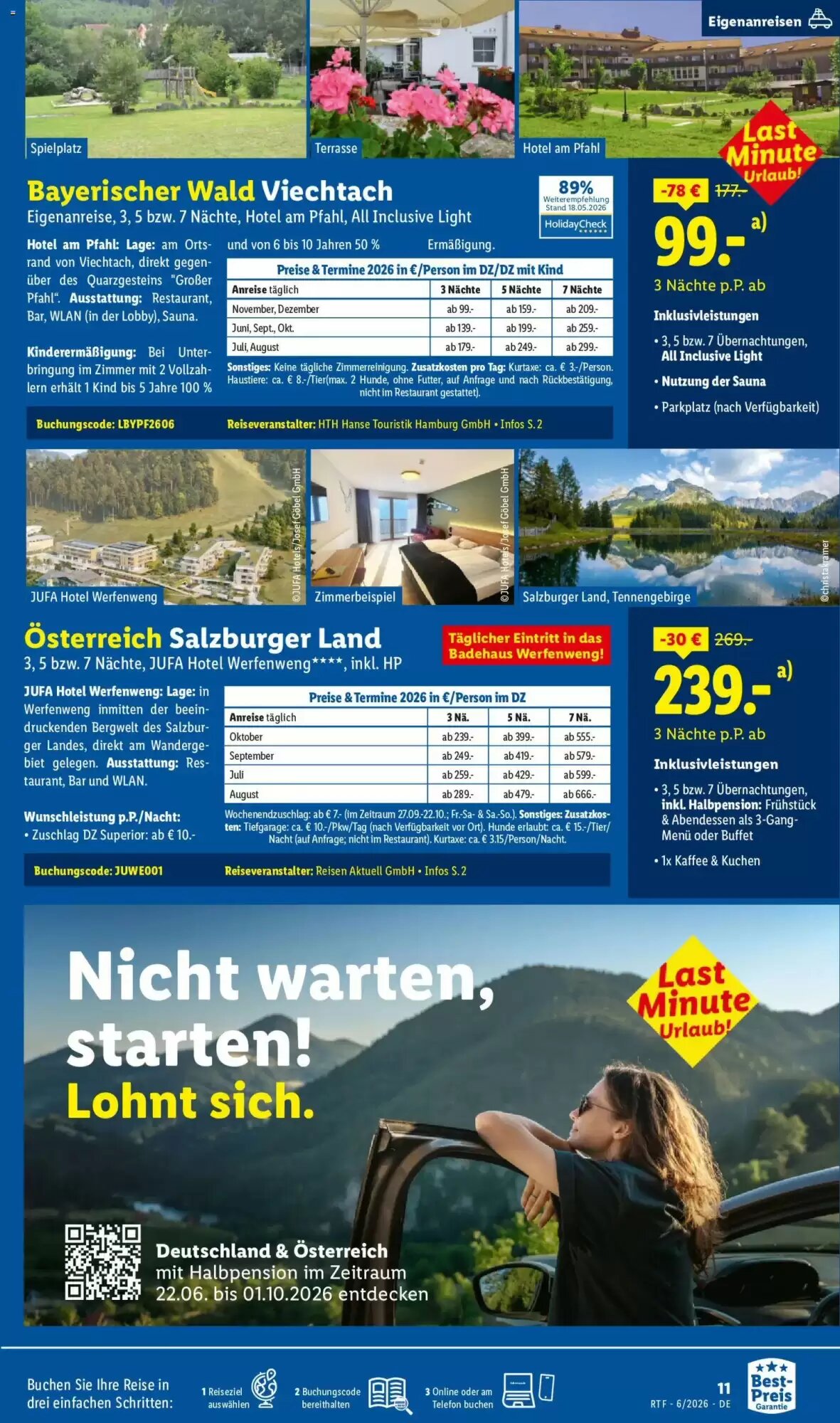 Lidl Reisen Prospekt (ab 13.06.2026) zum Blättern - Seite 11