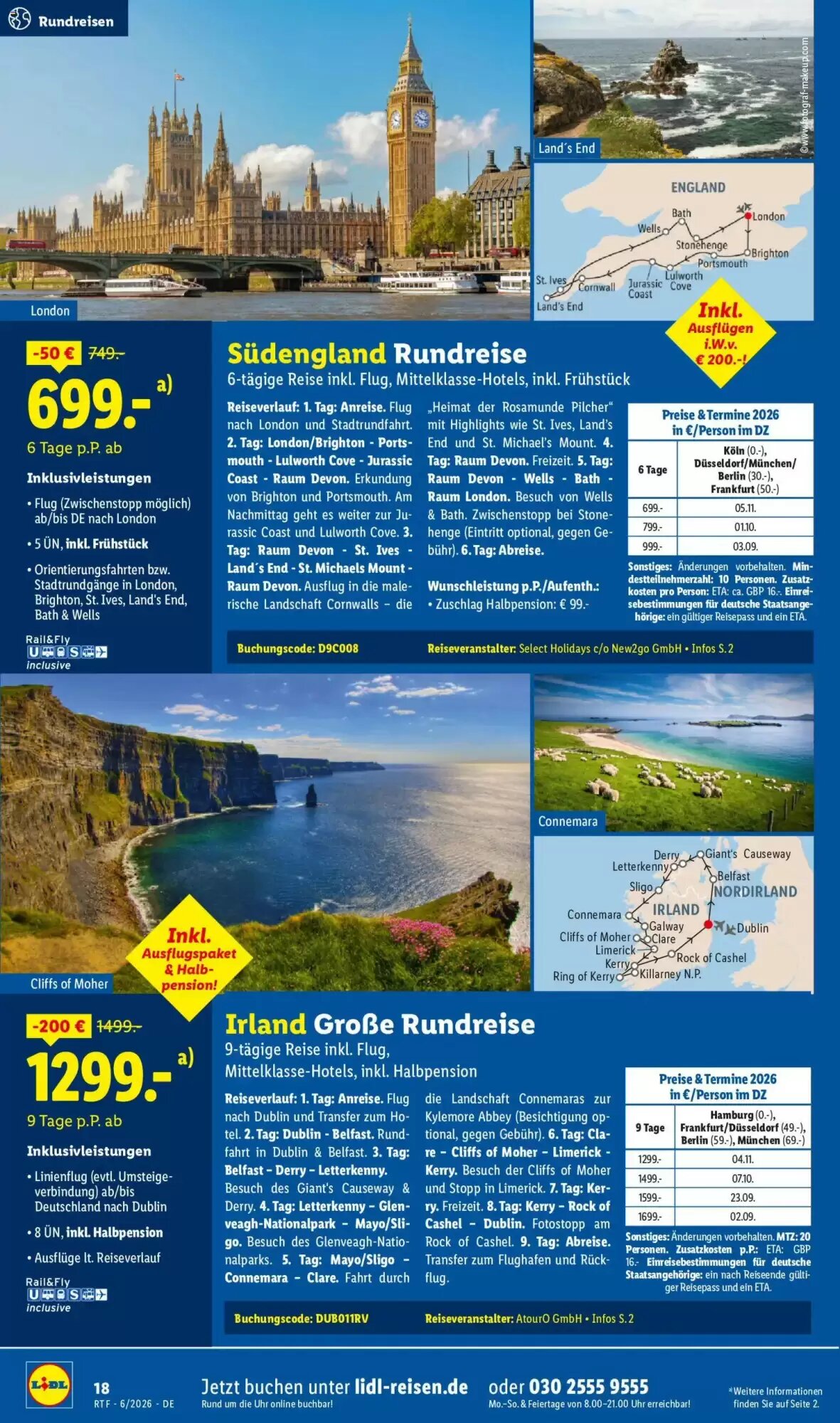 Lidl Reisen Prospekt (ab 13.06.2026) zum Blättern - Seite 18