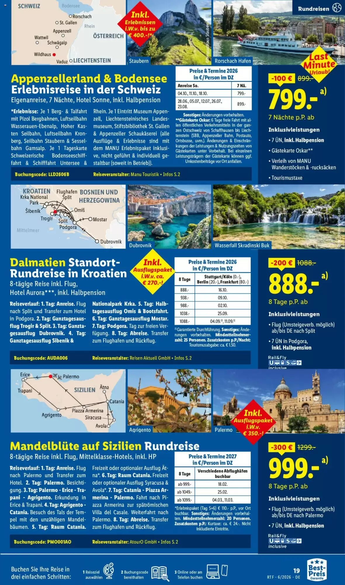 Lidl Reisen Prospekt (ab 13.06.2026) zum Blättern - Seite 19