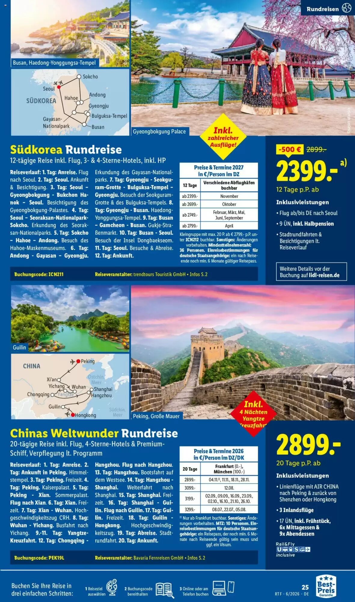Lidl Reisen Prospekt (ab 13.06.2026) zum Blättern - Seite 25