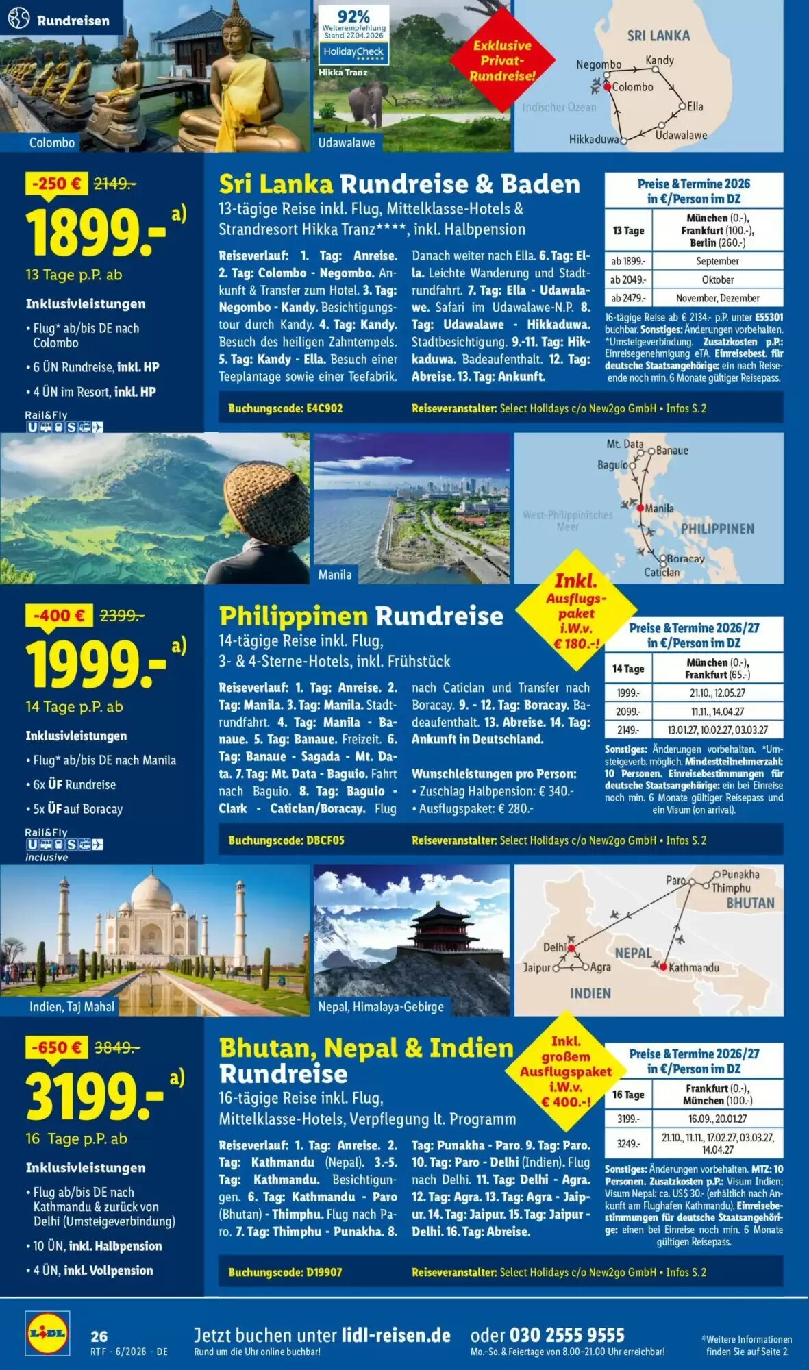 Lidl Reisen Prospekt (ab 13.06.2026) zum Blättern - Seite 26
