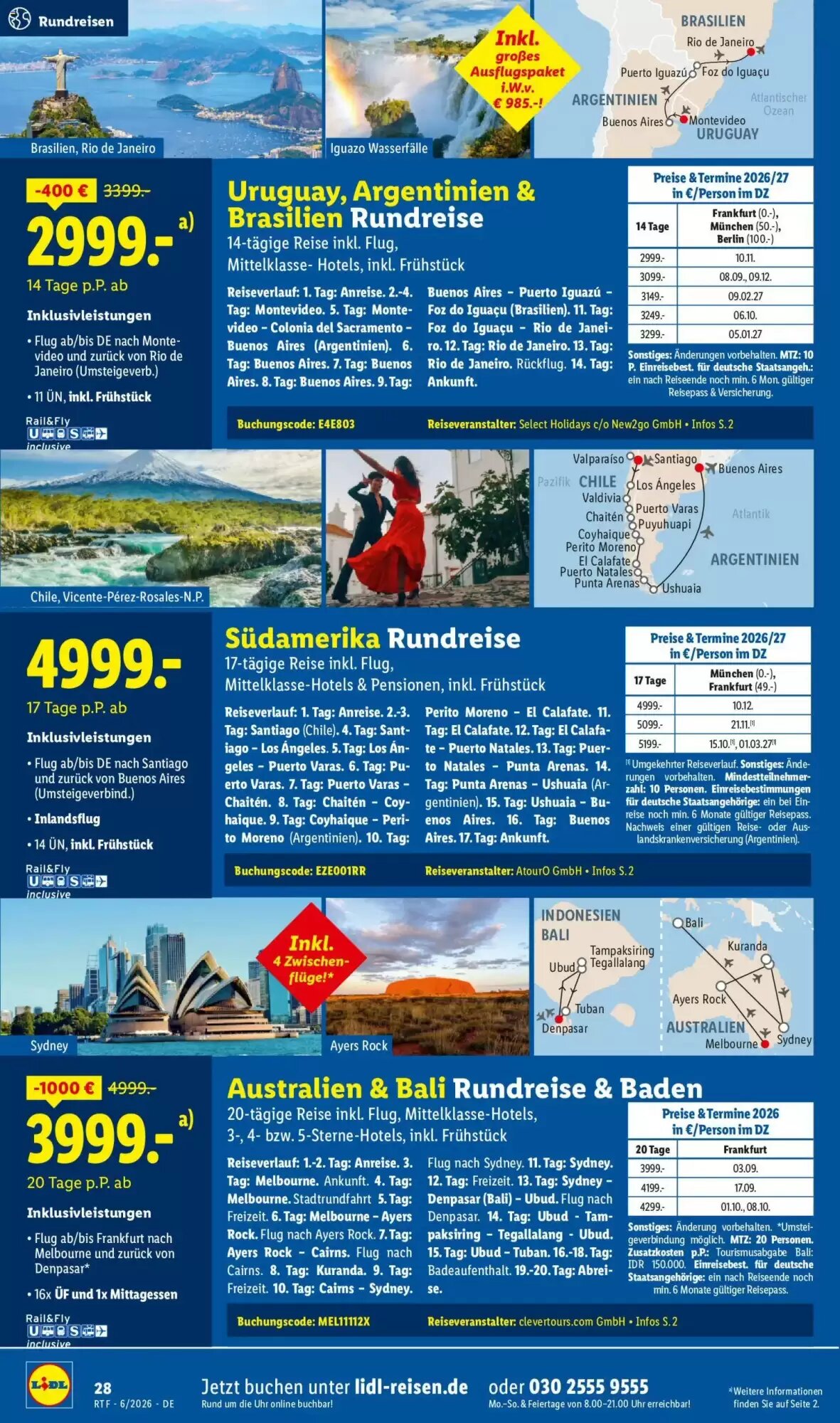 Lidl Reisen Prospekt (ab 13.06.2026) zum Blättern - Seite 28