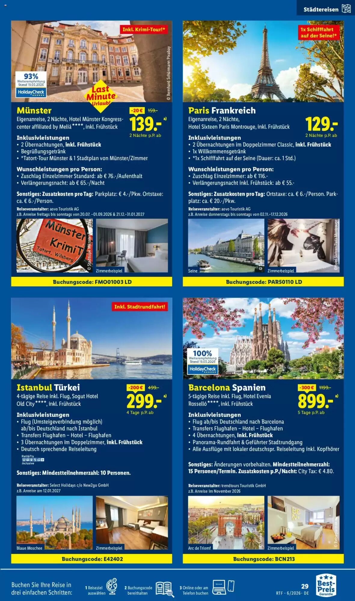 Lidl Reisen Prospekt (ab 13.06.2026) zum Blättern - Seite 29