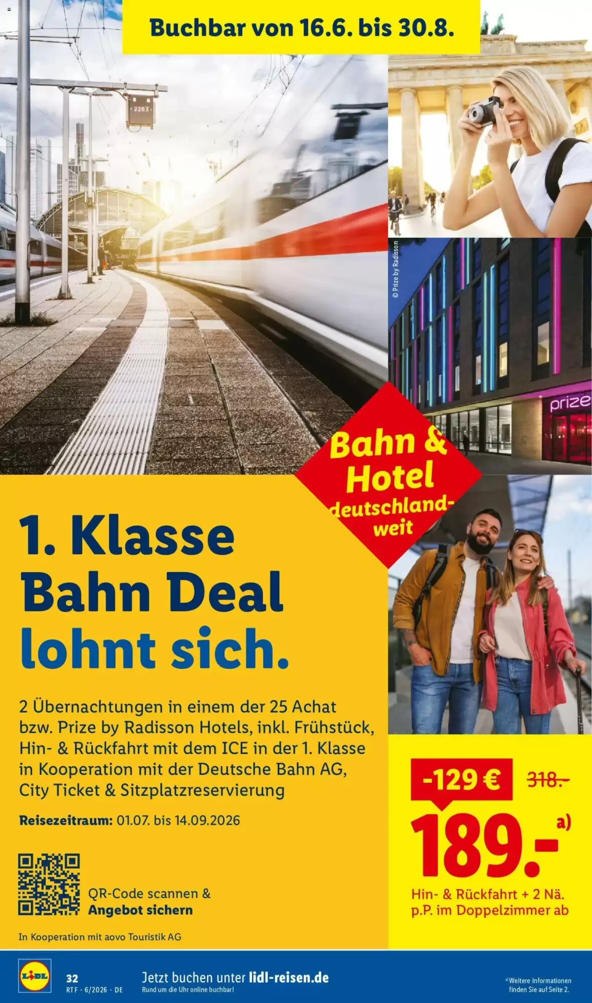 Lidl Reisen Prospekt (ab 13.06.2026) zum Blättern - Seite 32