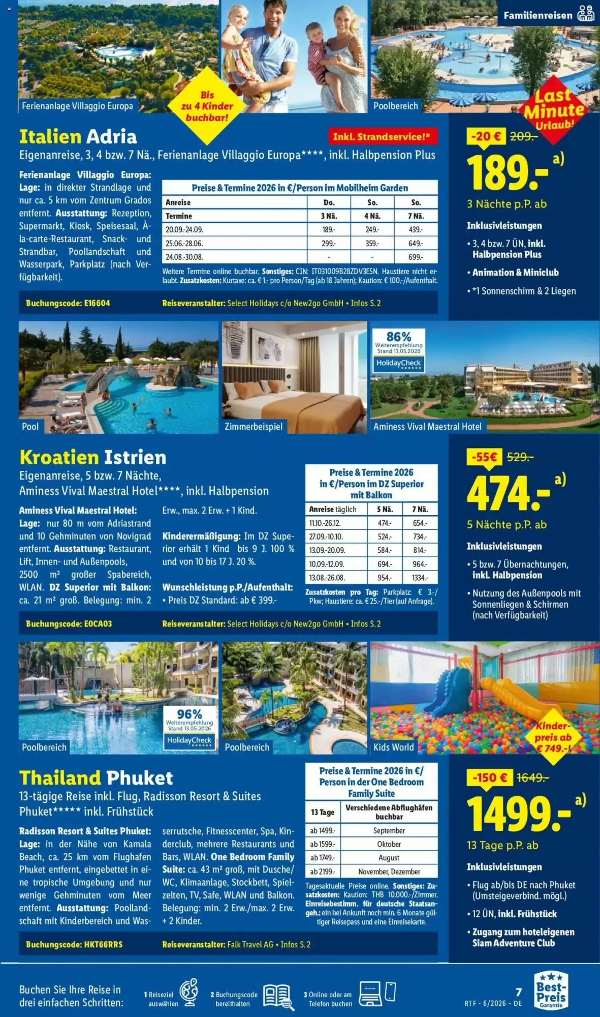 Lidl Reisen Prospekt (ab 13.06.2026) zum Blättern - Seite 7