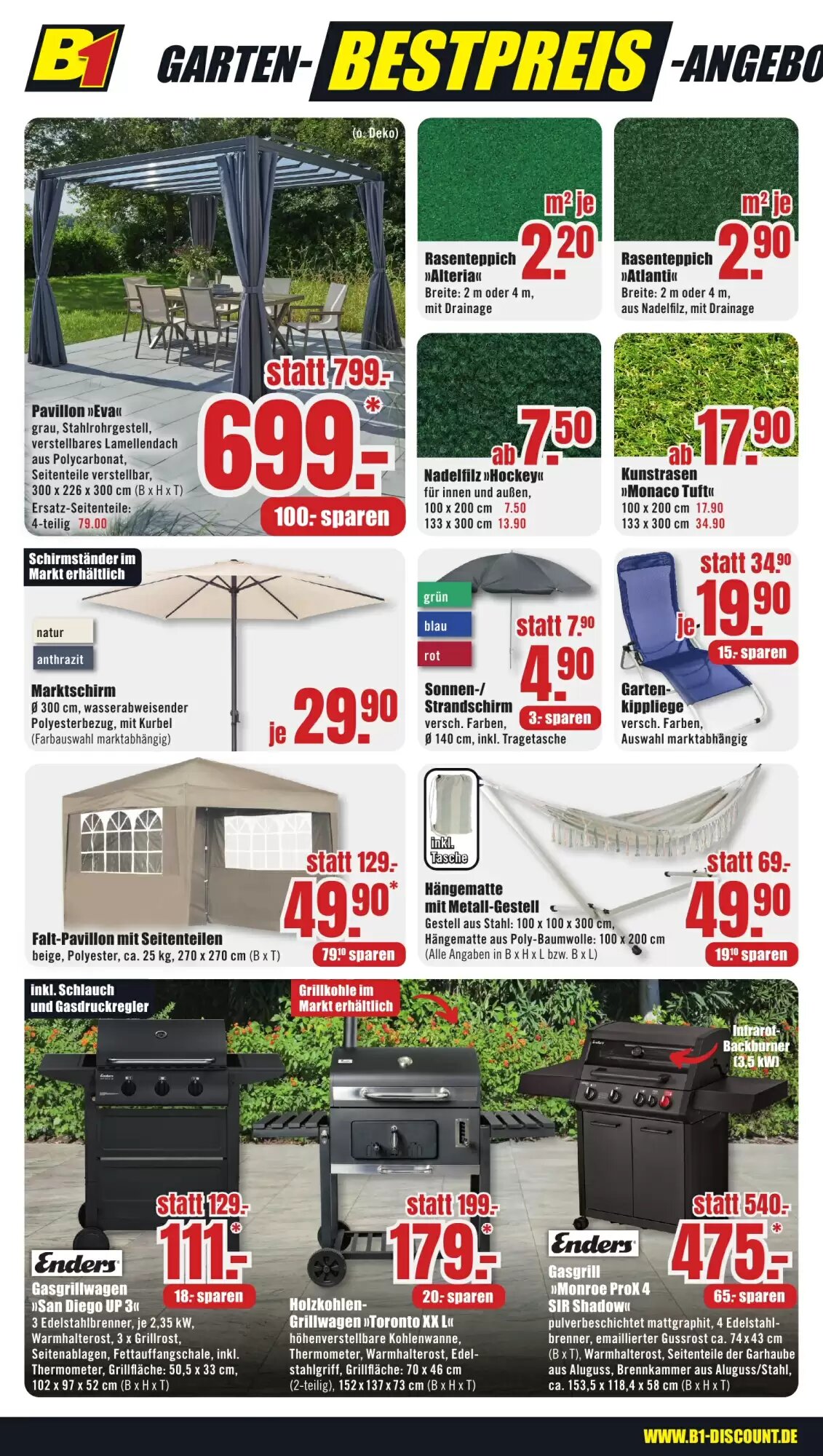 B1 Discount Baumarkt Prospekt (ab 13.06.2026) zum Blättern - Seite 2