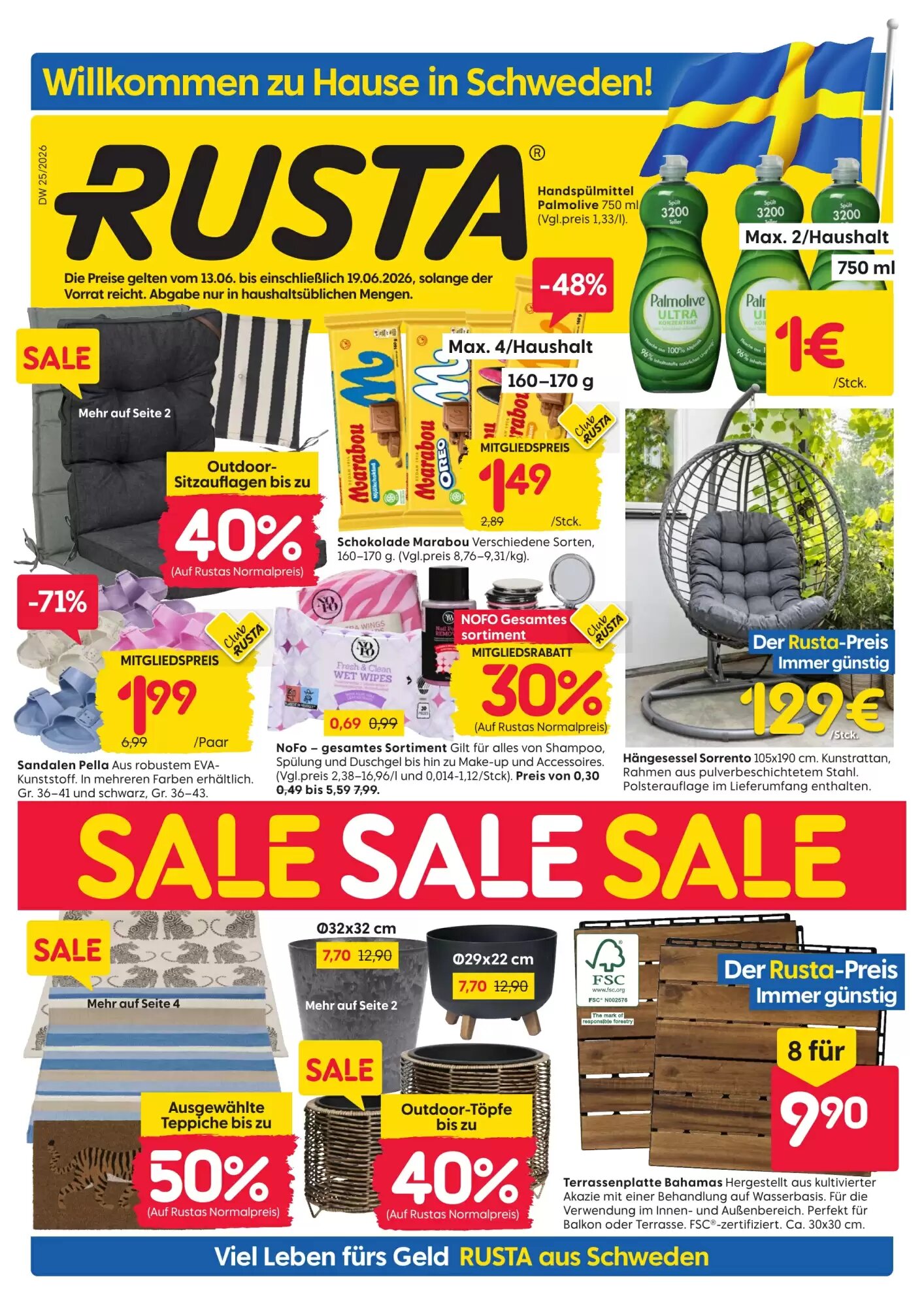 Rusta Prospekt (ab 13.06.2026) zum Blättern - Seite 1