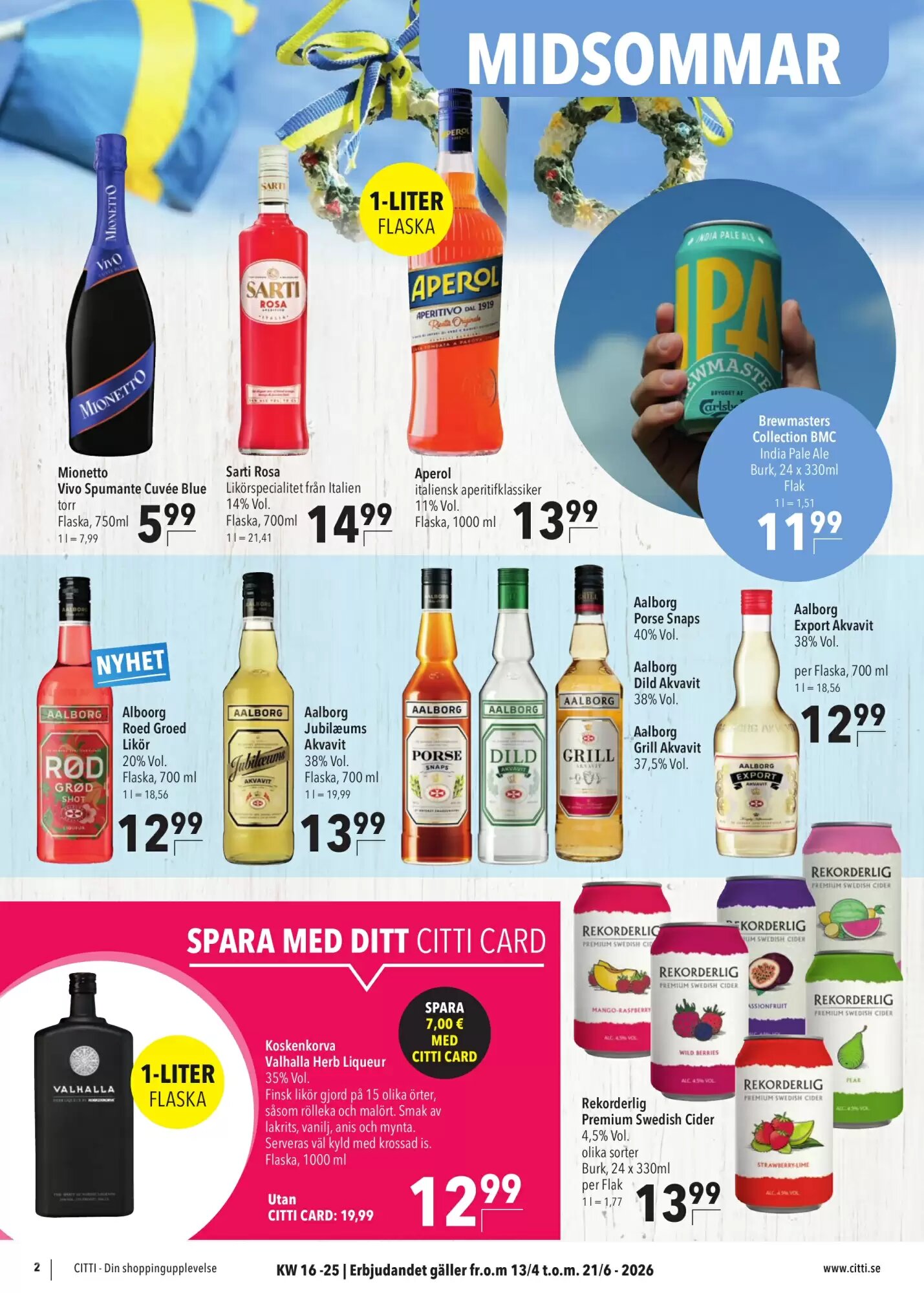CITTI Markt Prospekt (ab 13.06.2026) zum Blättern - Seite 2