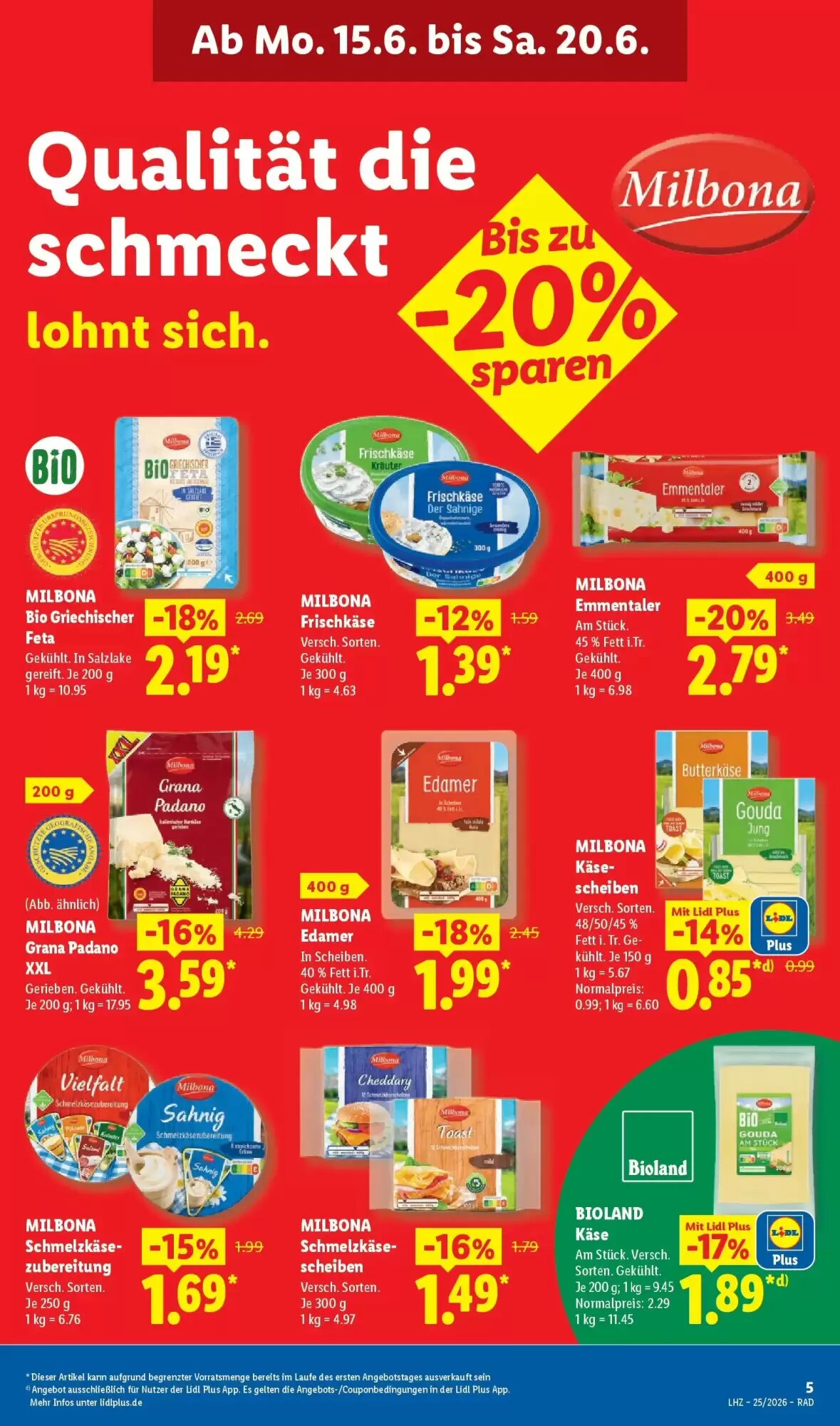 Lidl Prospekt (ab 14.06.2026) zum Blättern - Seite 17