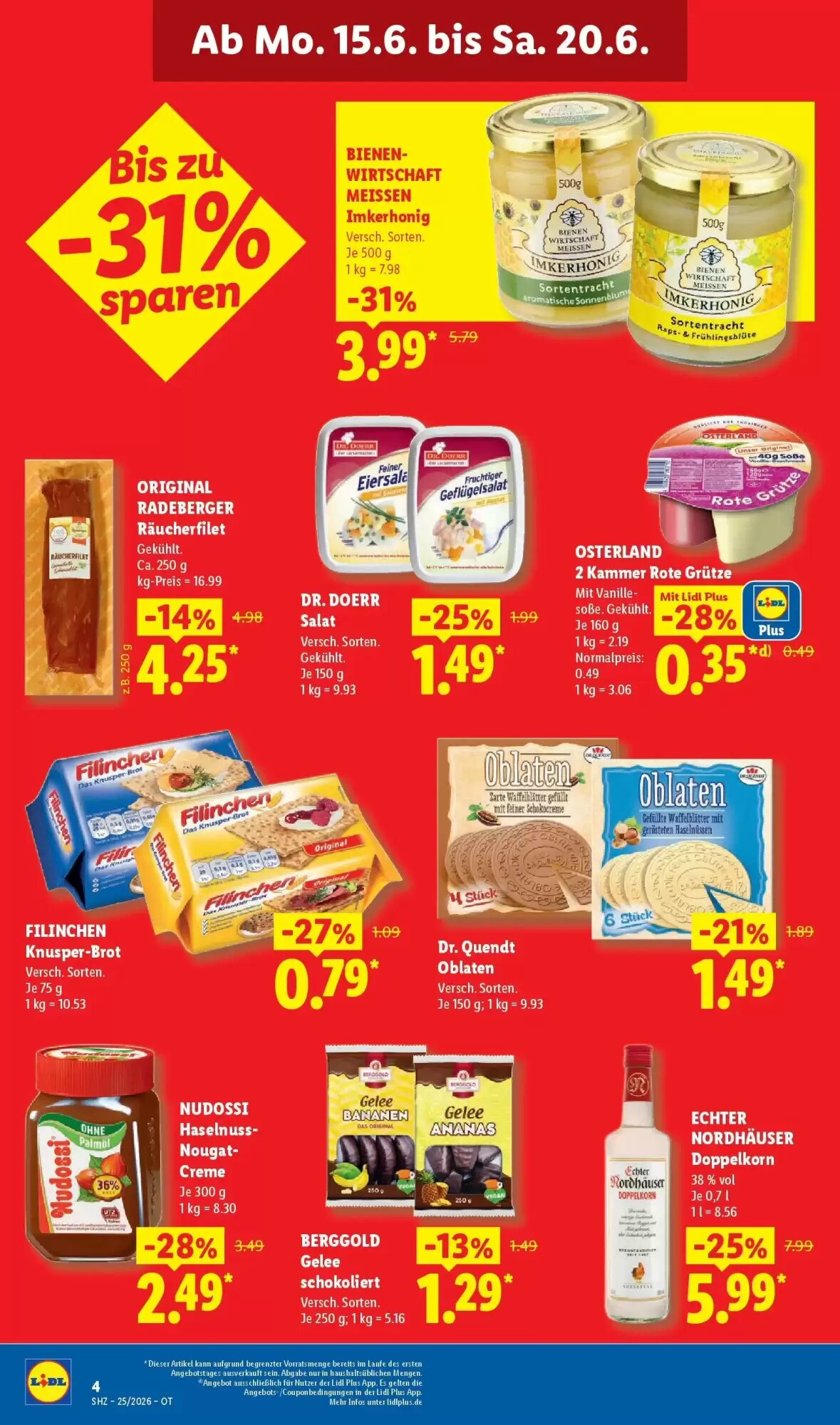 Lidl Prospekt (ab 14.06.2026) zum Blättern - Seite 4