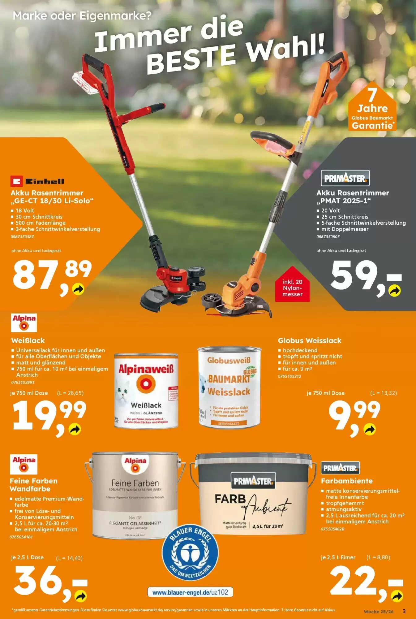 Globus Baumarkt Prospekt (ab 14.06.2026) zum Blättern - Seite 3