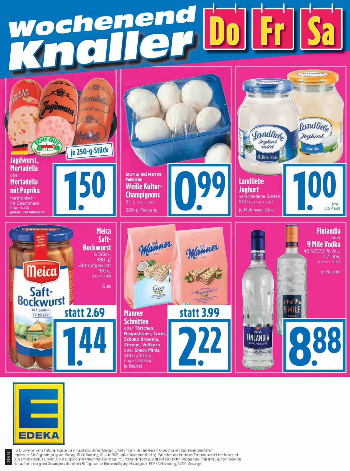 EDEKA Hahner Prospekt (ab 14.06.2026) zum Blättern - Seite 18