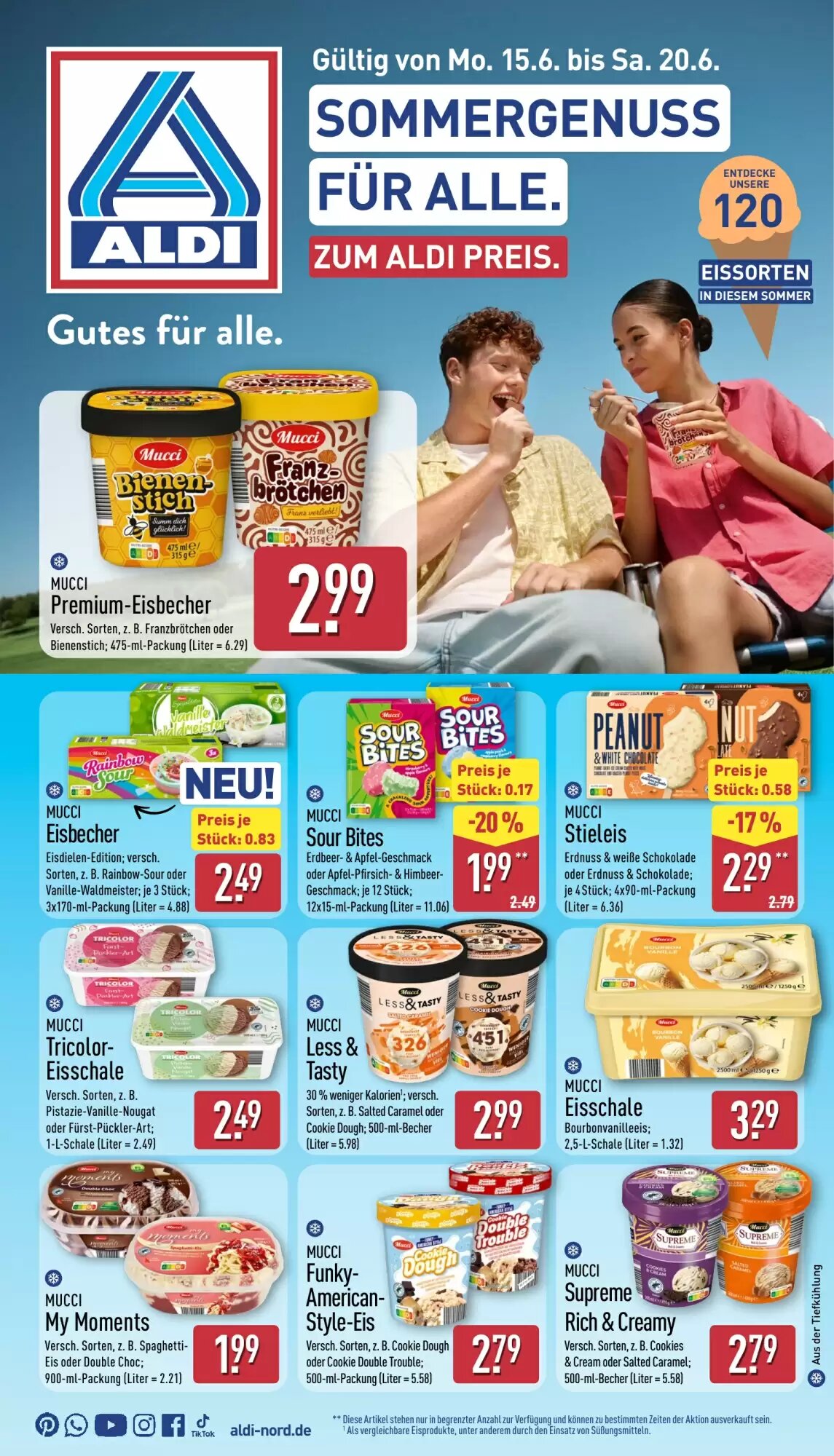 Aldi Nord Prospekt (ab 15.06.2026) zum Blättern - Seite 1