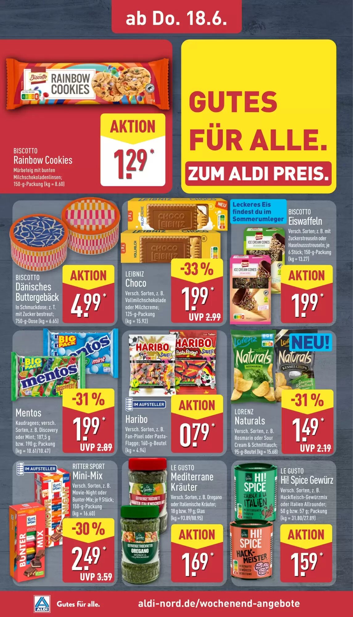 Aldi Nord Prospekt (ab 15.06.2026) zum Blättern - Seite 34