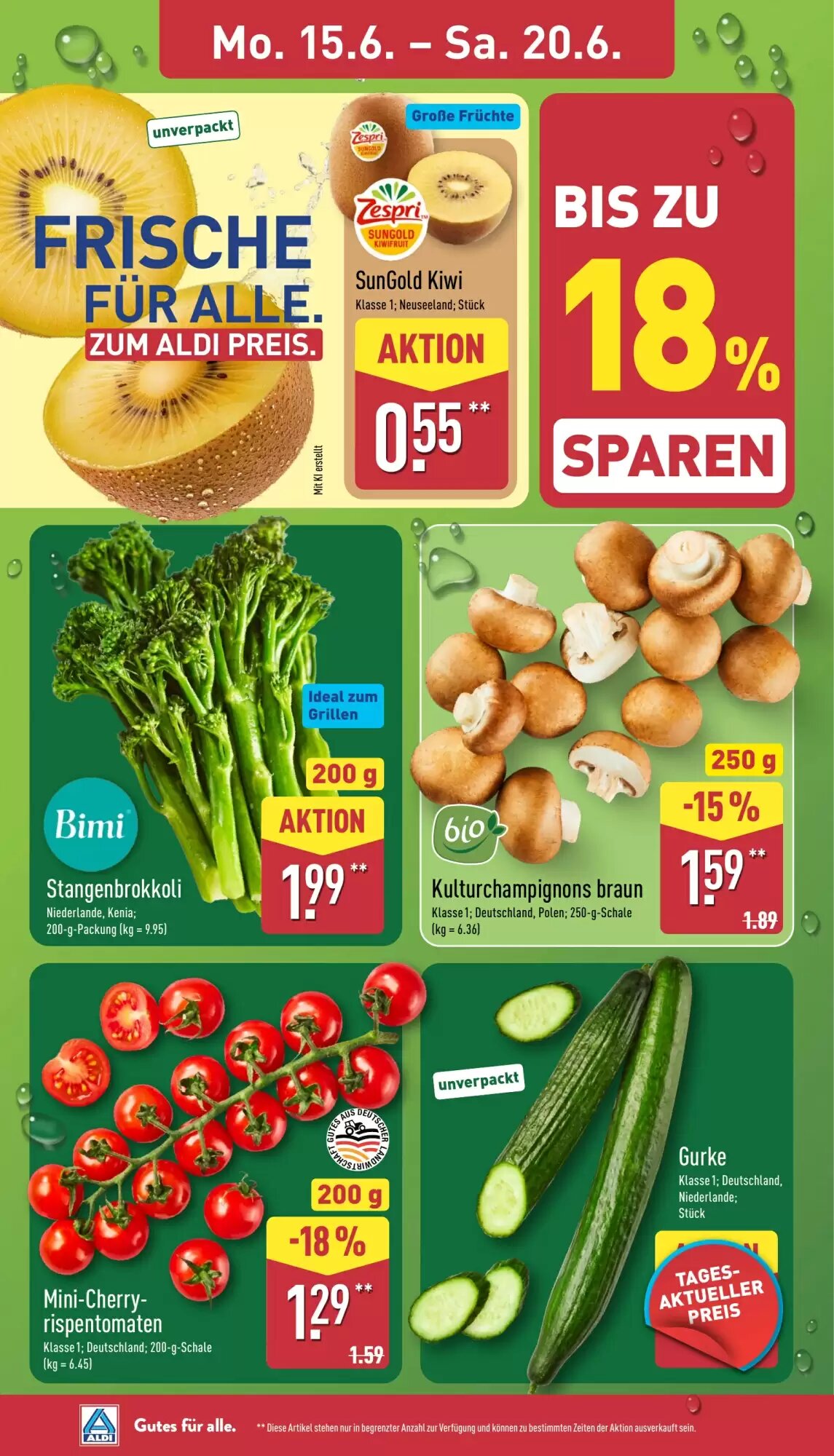Aldi Nord Prospekt (ab 15.06.2026) zum Blättern - Seite 6