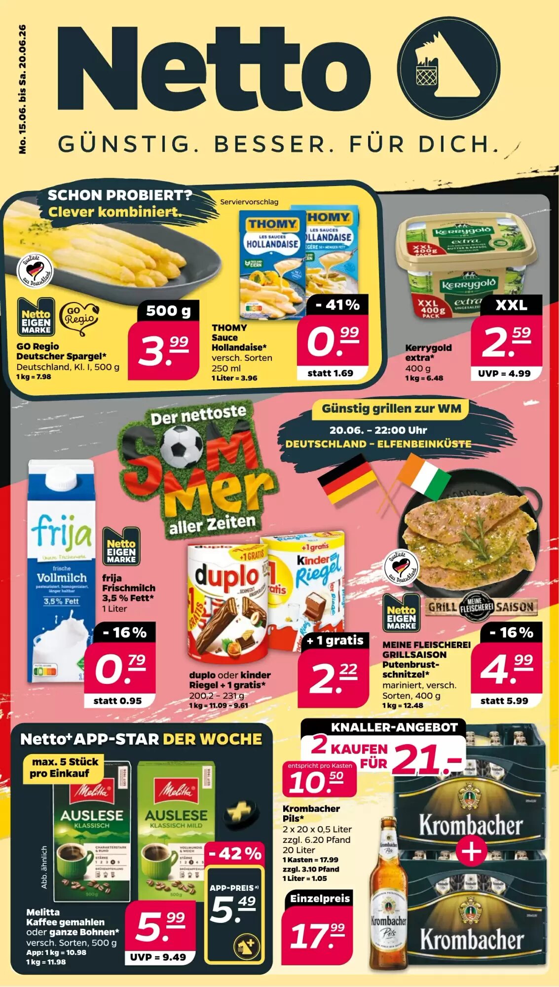 NETTO Prospekt (ab 15.06.2026) zum Blättern - Seite 1